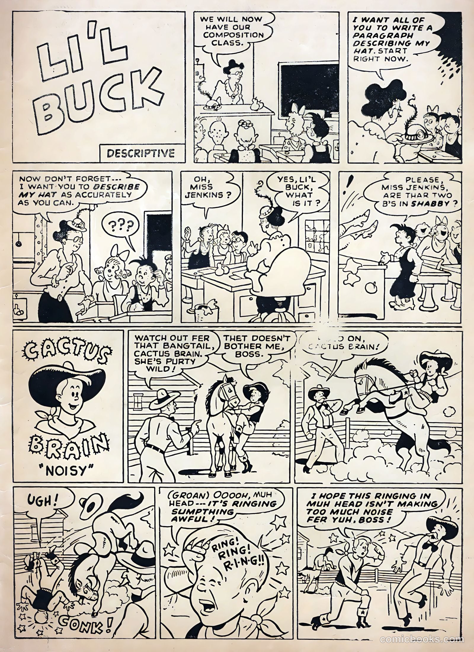 Tex Ritter Western #24 (1954) — page 35 of 36