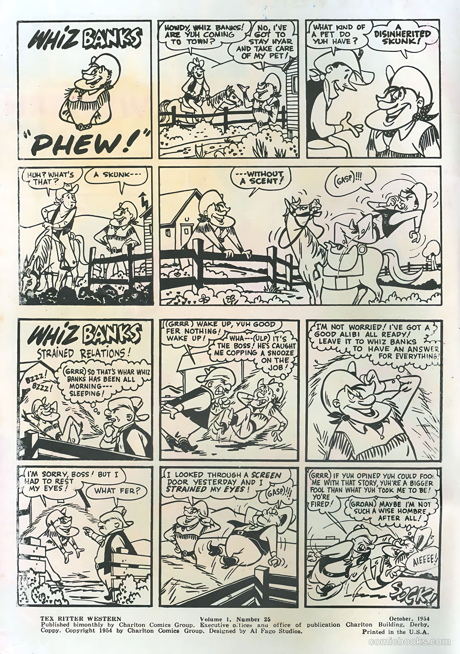 Tex Ritter Western #25 (1954) — page 2 of 36