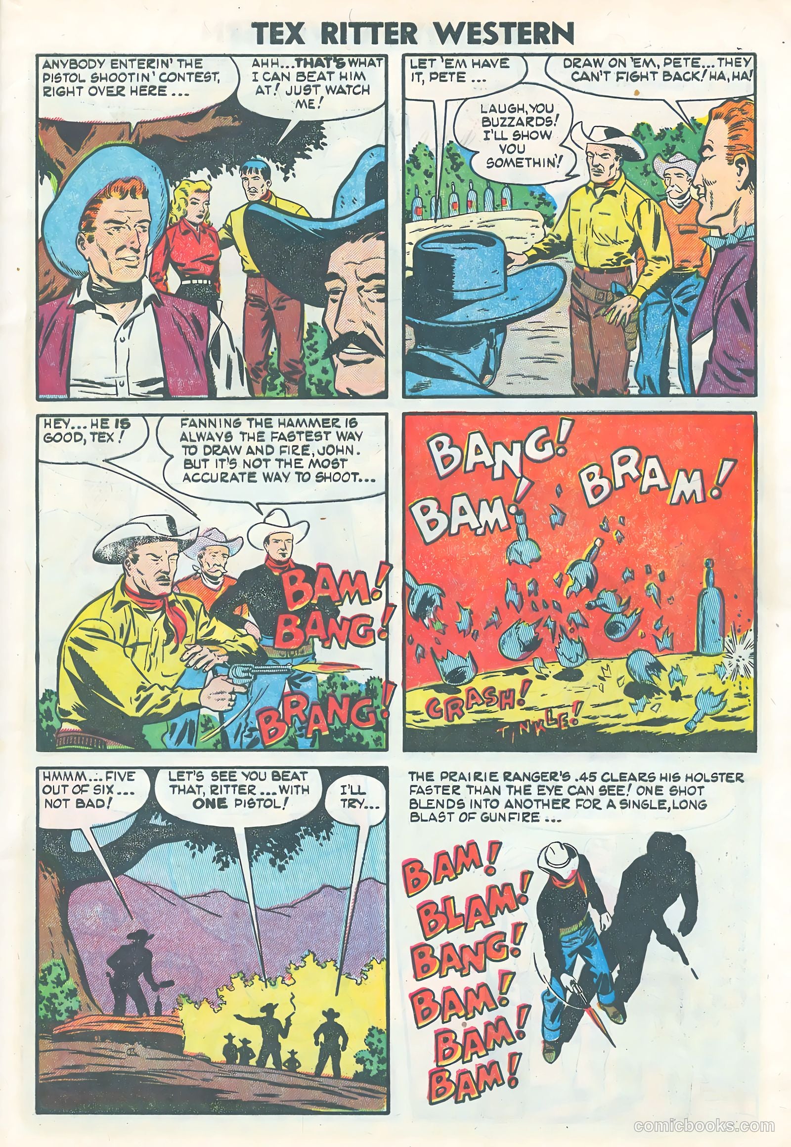Tex Ritter Western #25 (1954) — page 5 of 36