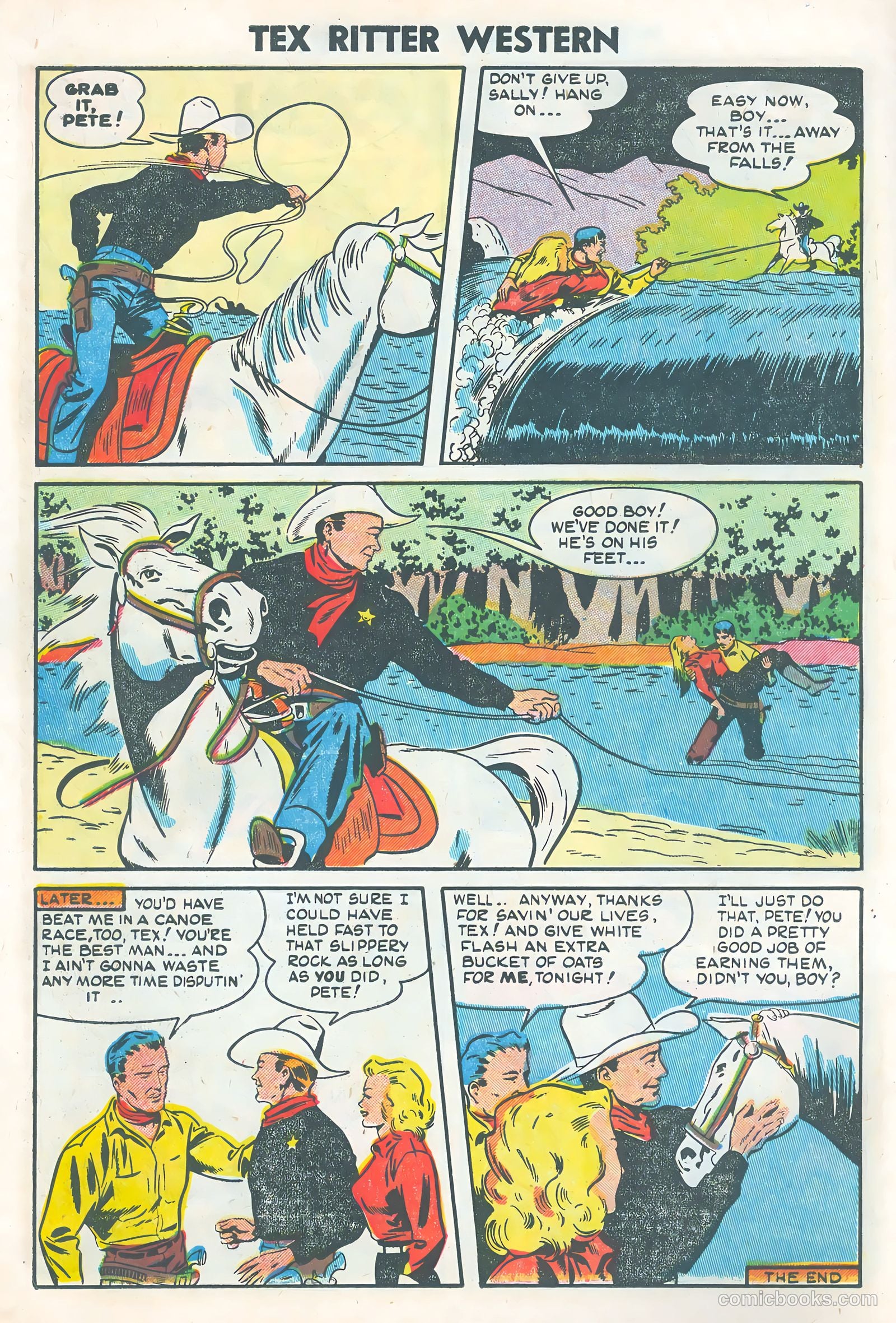 Tex Ritter Western #25 (1954) — page 10 of 36
