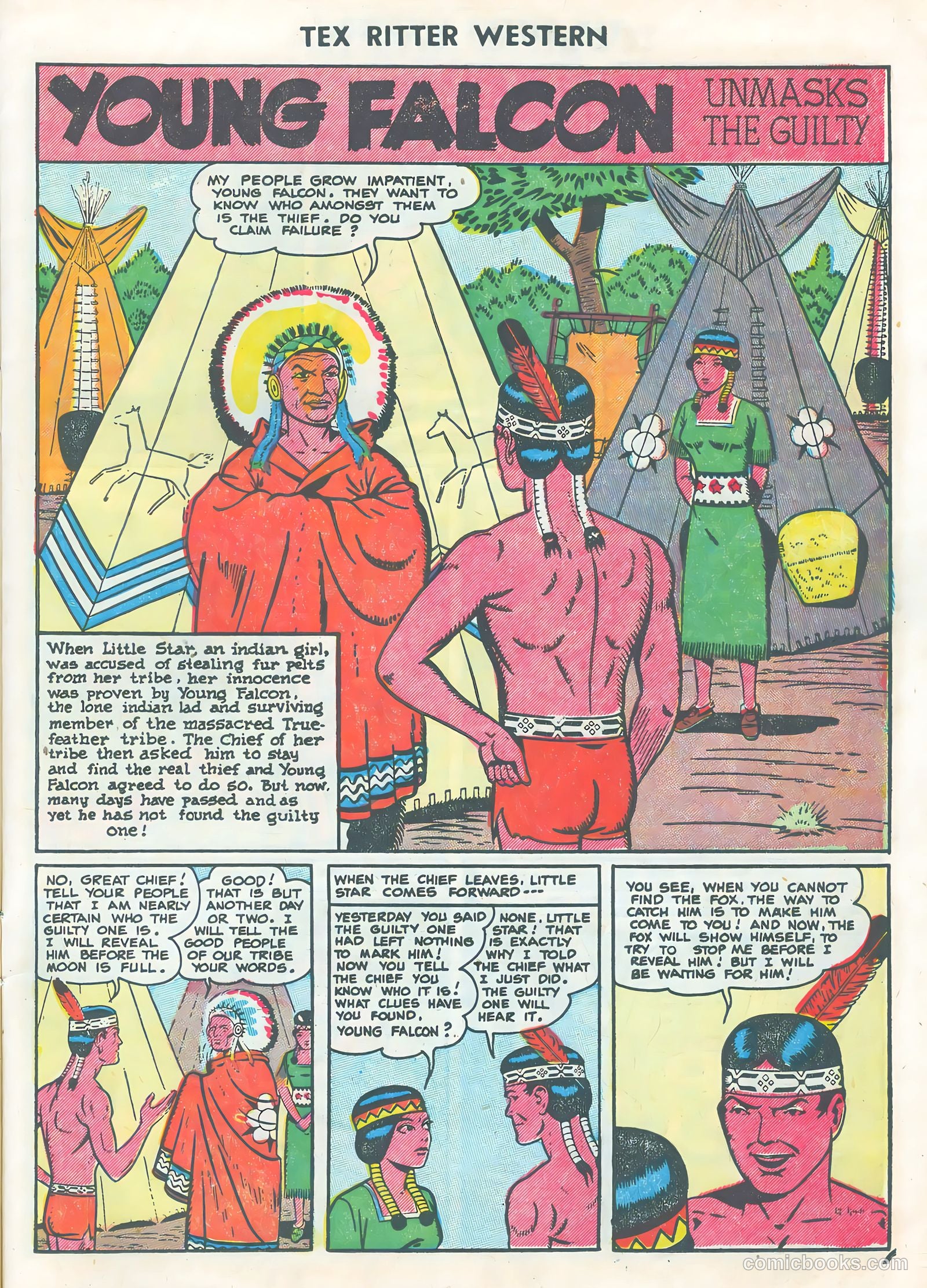 Tex Ritter Western #25 (1954) — page 11 of 36