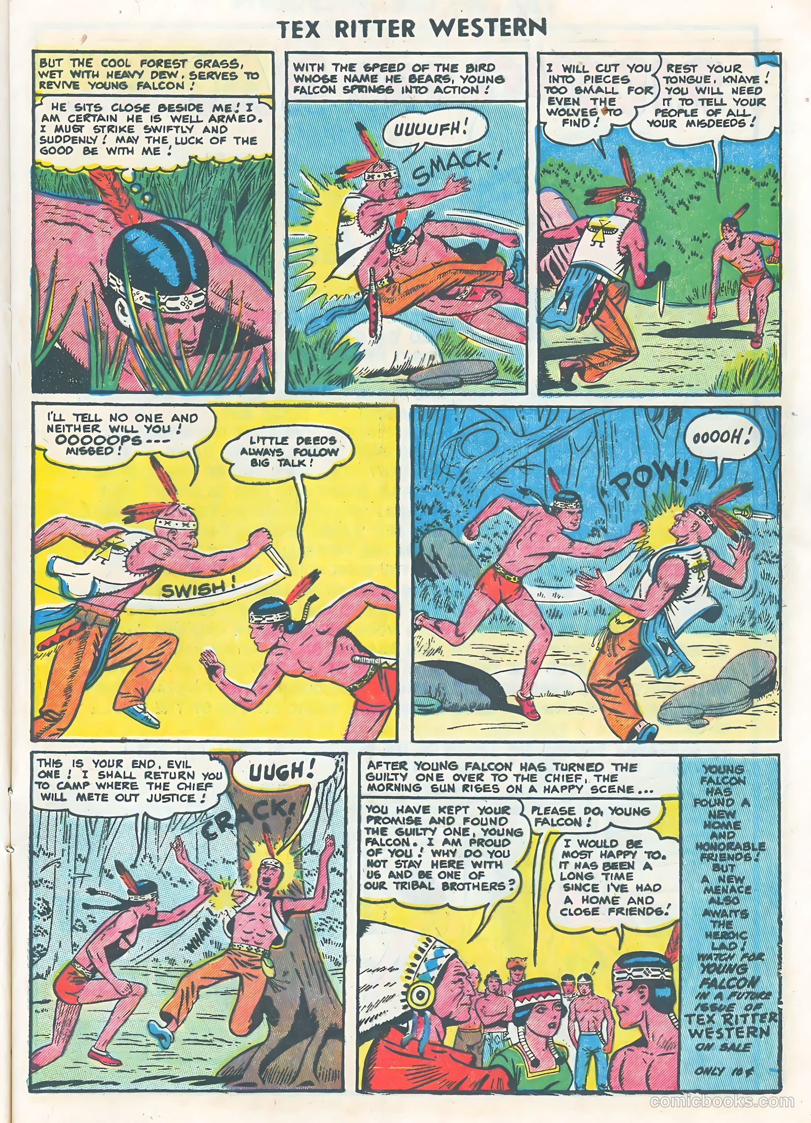 Tex Ritter Western #25 (1954) — page 13 of 36