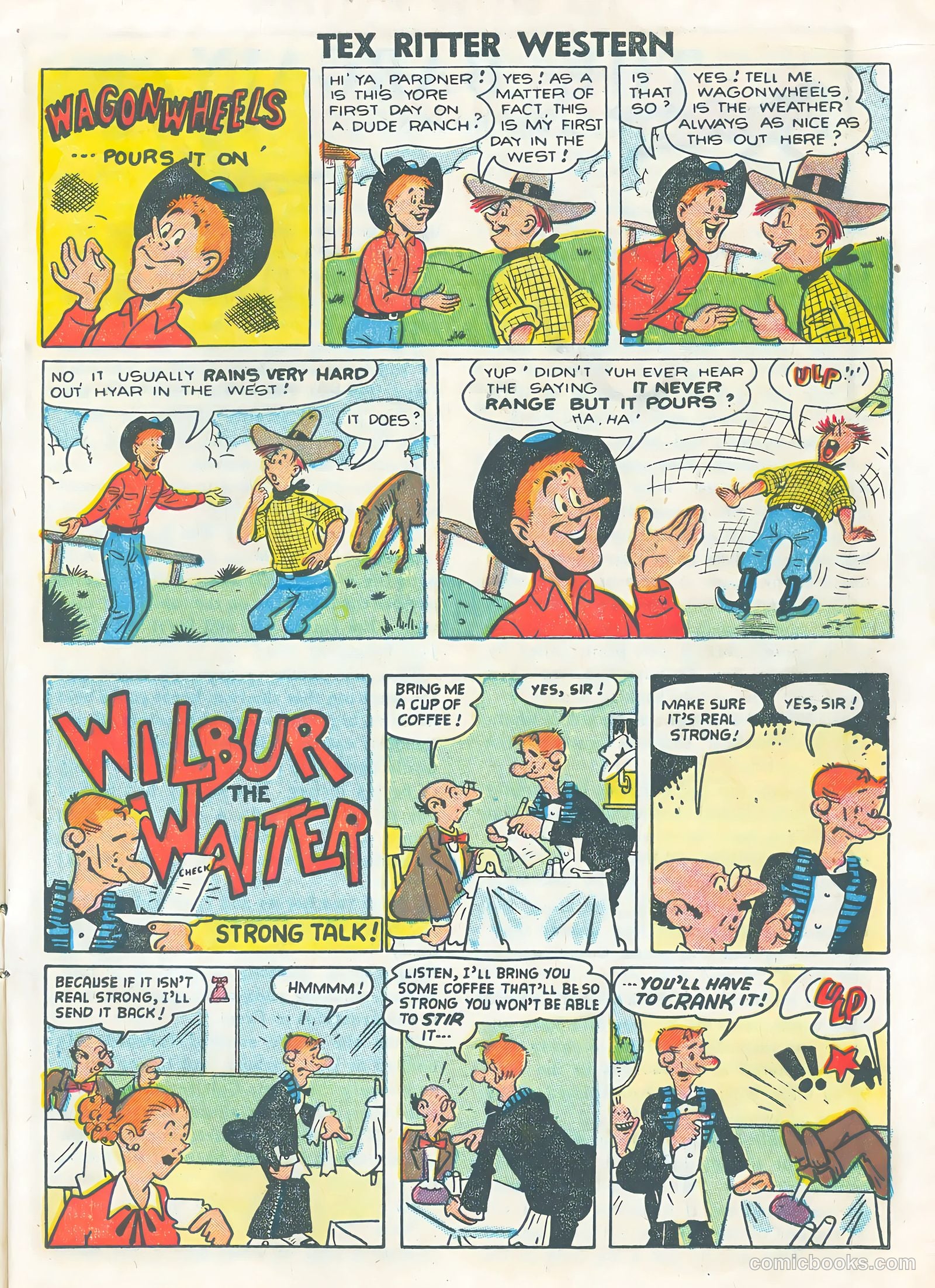 Tex Ritter Western #25 (1954) — page 15 of 36