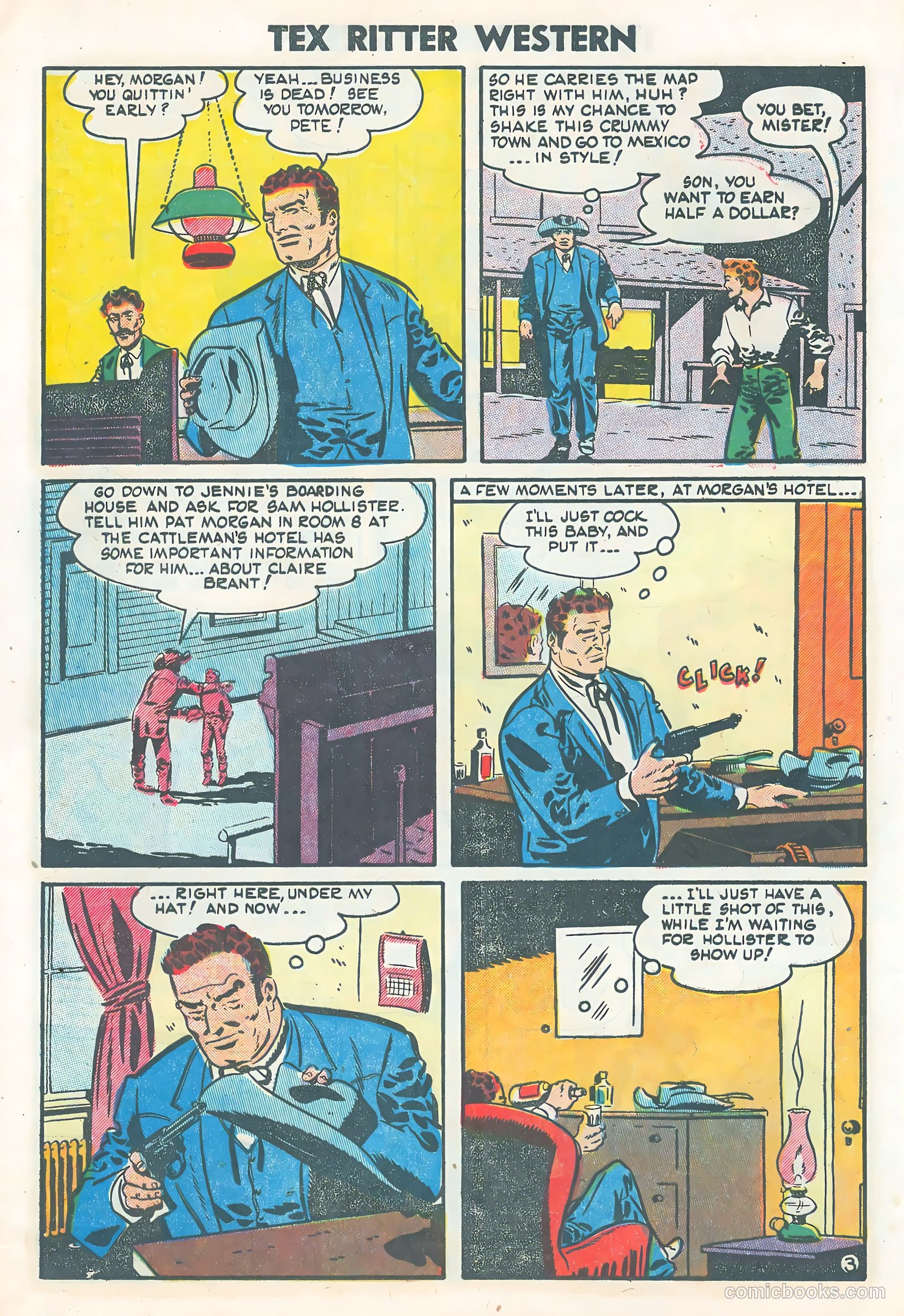 Tex Ritter Western #25 (1954) — page 20 of 36