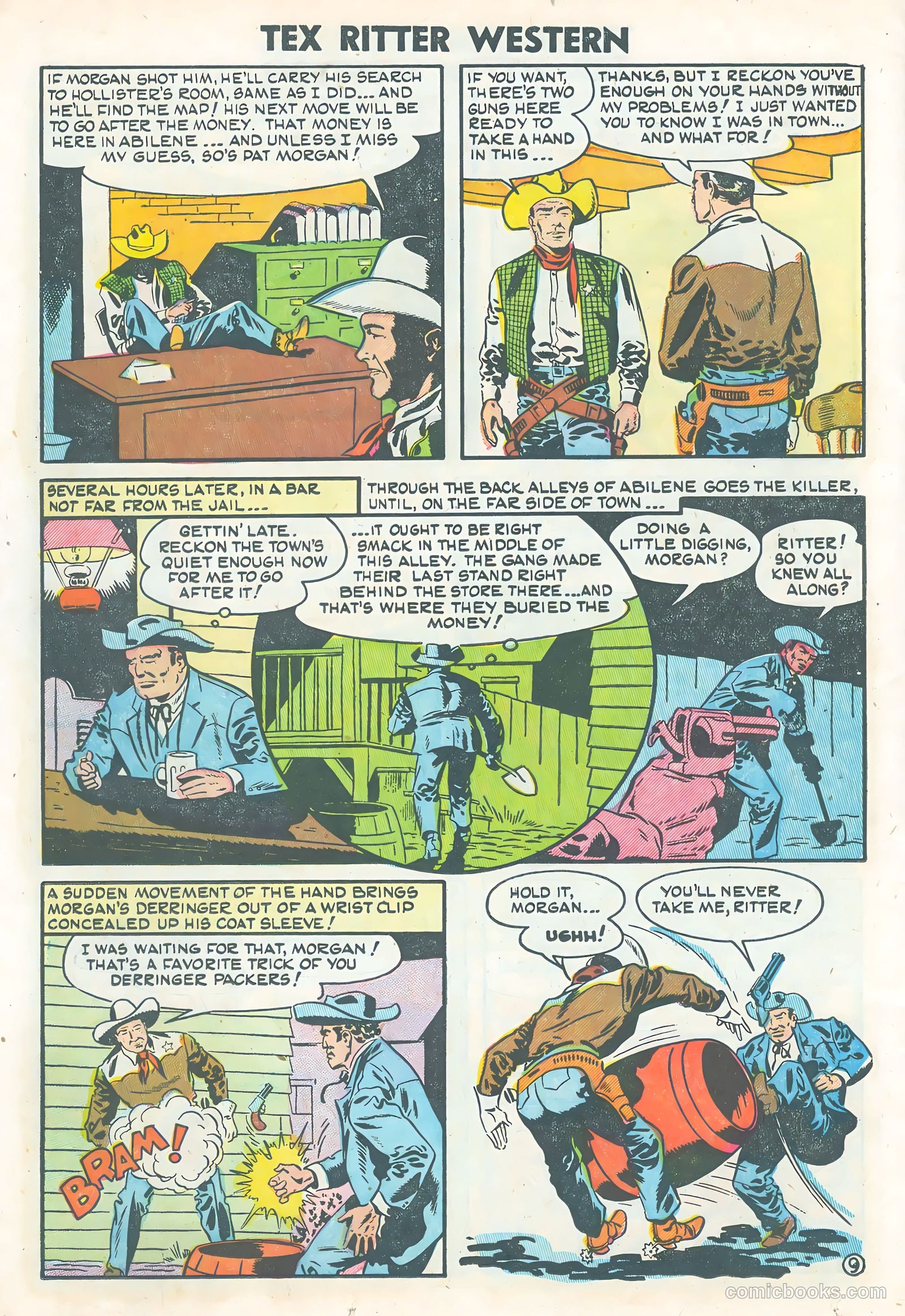 Tex Ritter Western #25 (1954) — page 26 of 36