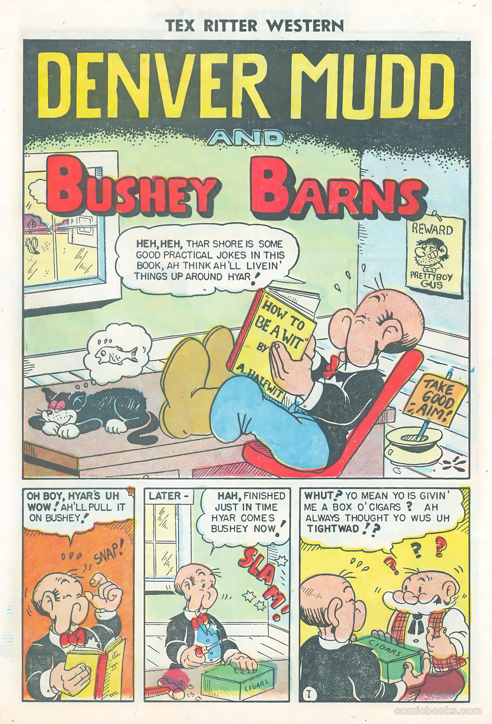 Tex Ritter Western #25 (1954) — page 28 of 36