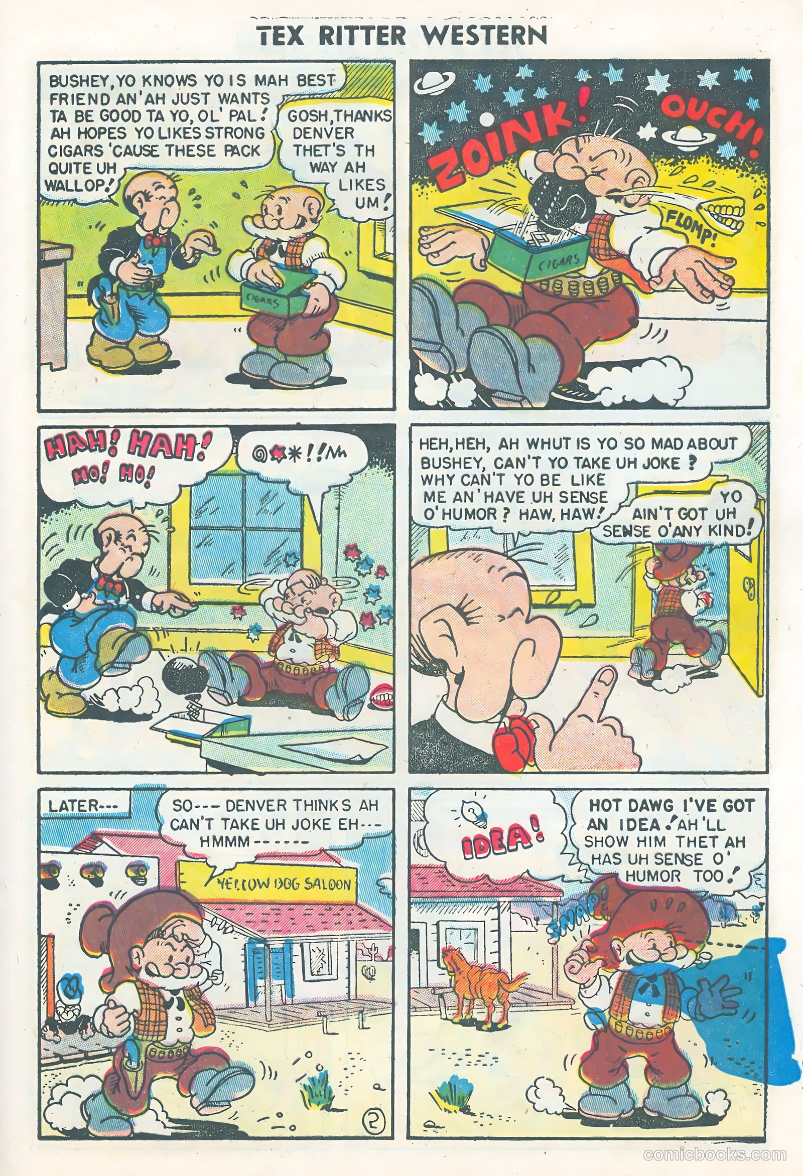 Tex Ritter Western #25 (1954) — page 29 of 36