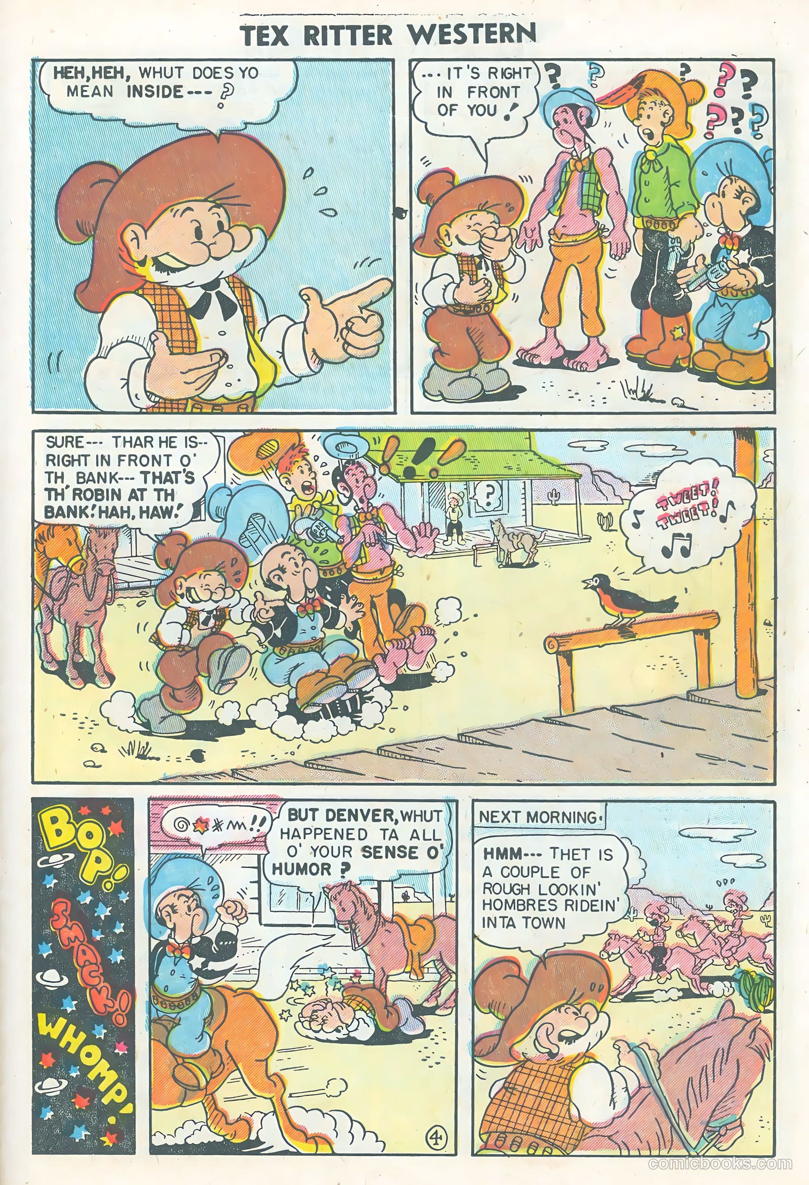 Tex Ritter Western #25 (1954) — page 31 of 36