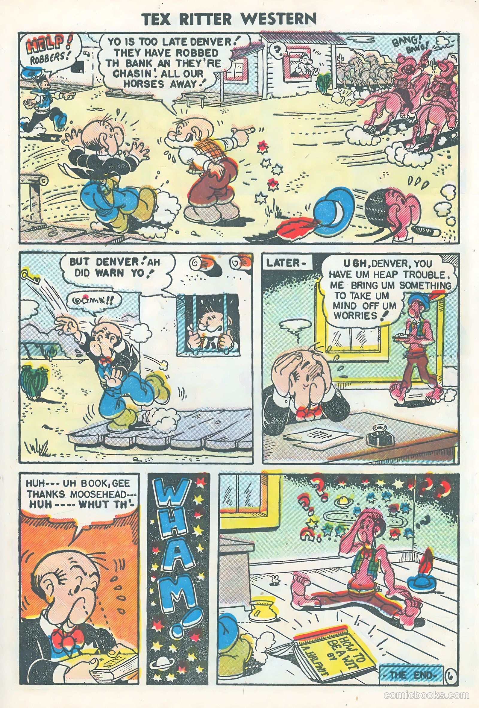 Tex Ritter Western #25 (1954) — page 33 of 36