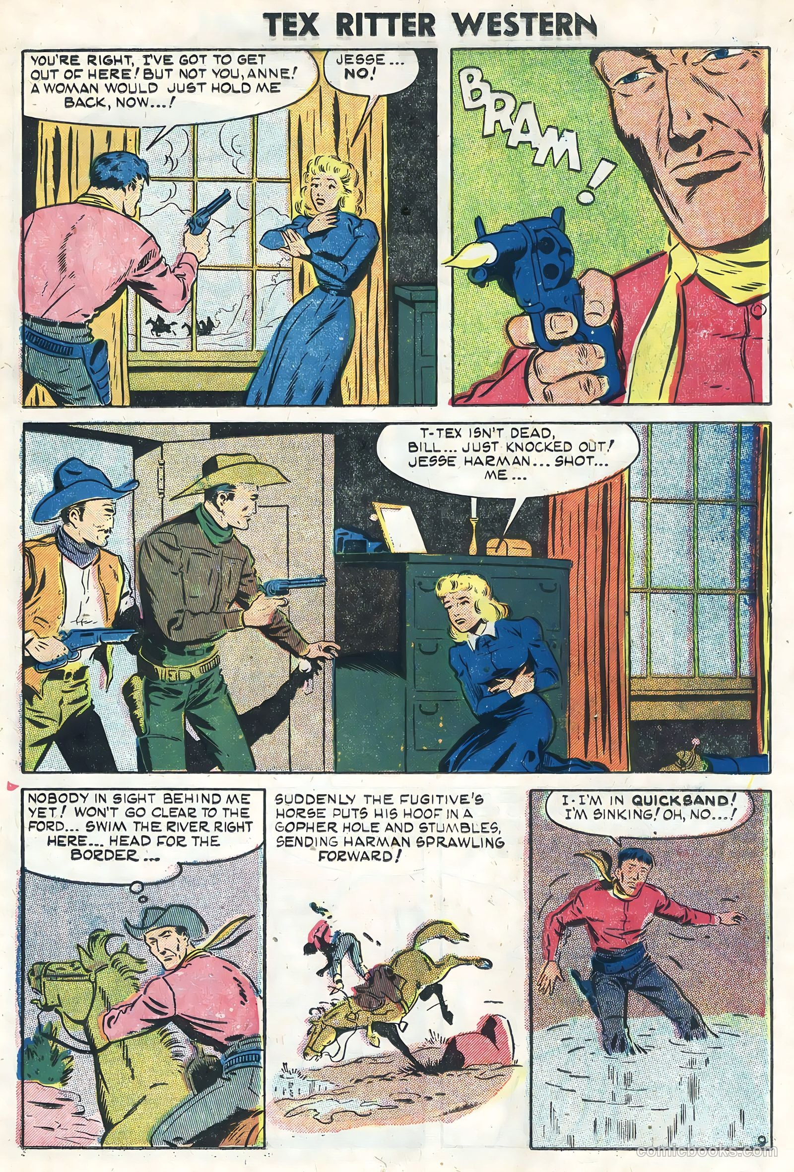 Tex Ritter Western #26 (1954) — page 11 of 36