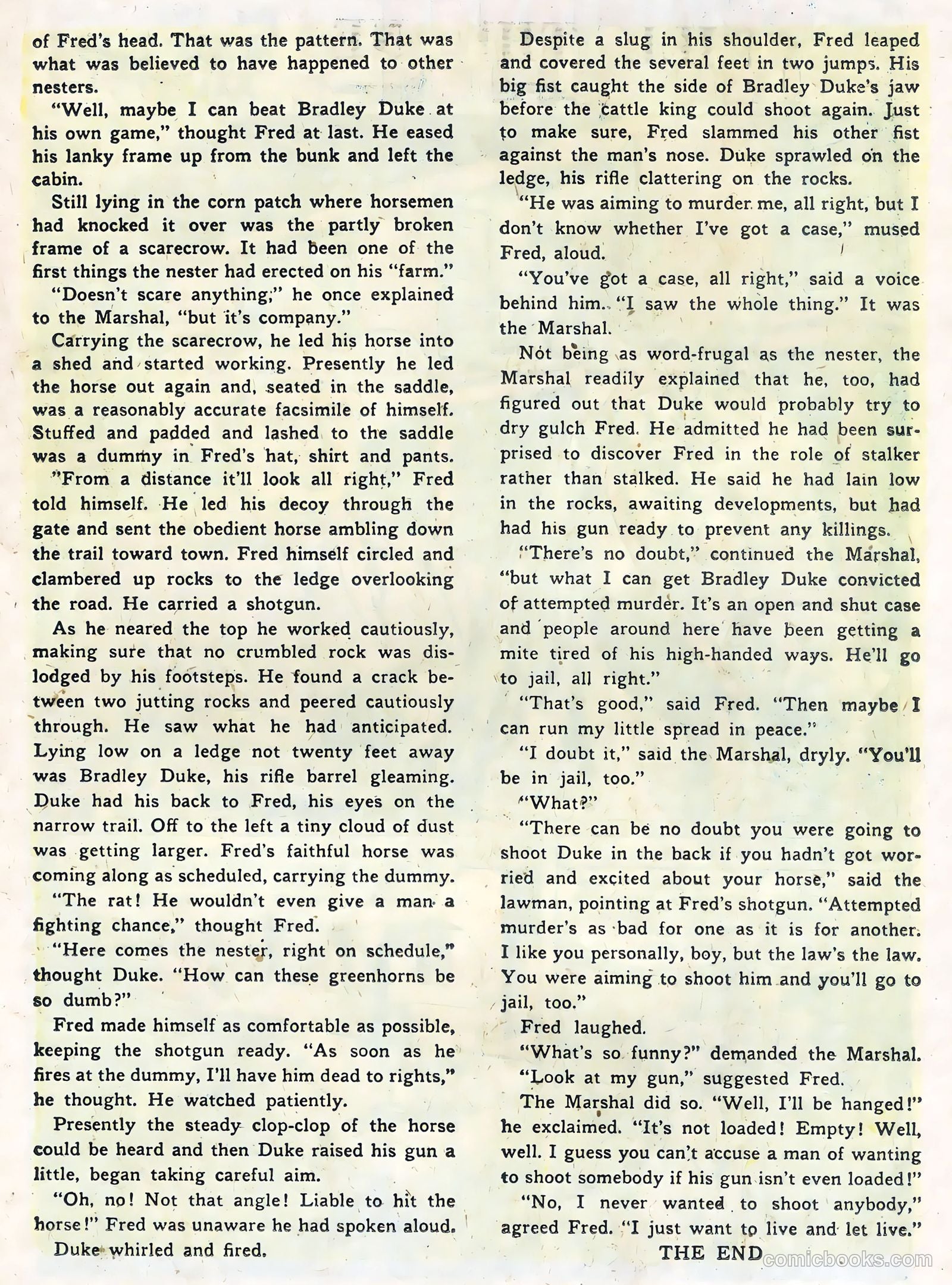 Tex Ritter Western #26 (1954) — page 15 of 36