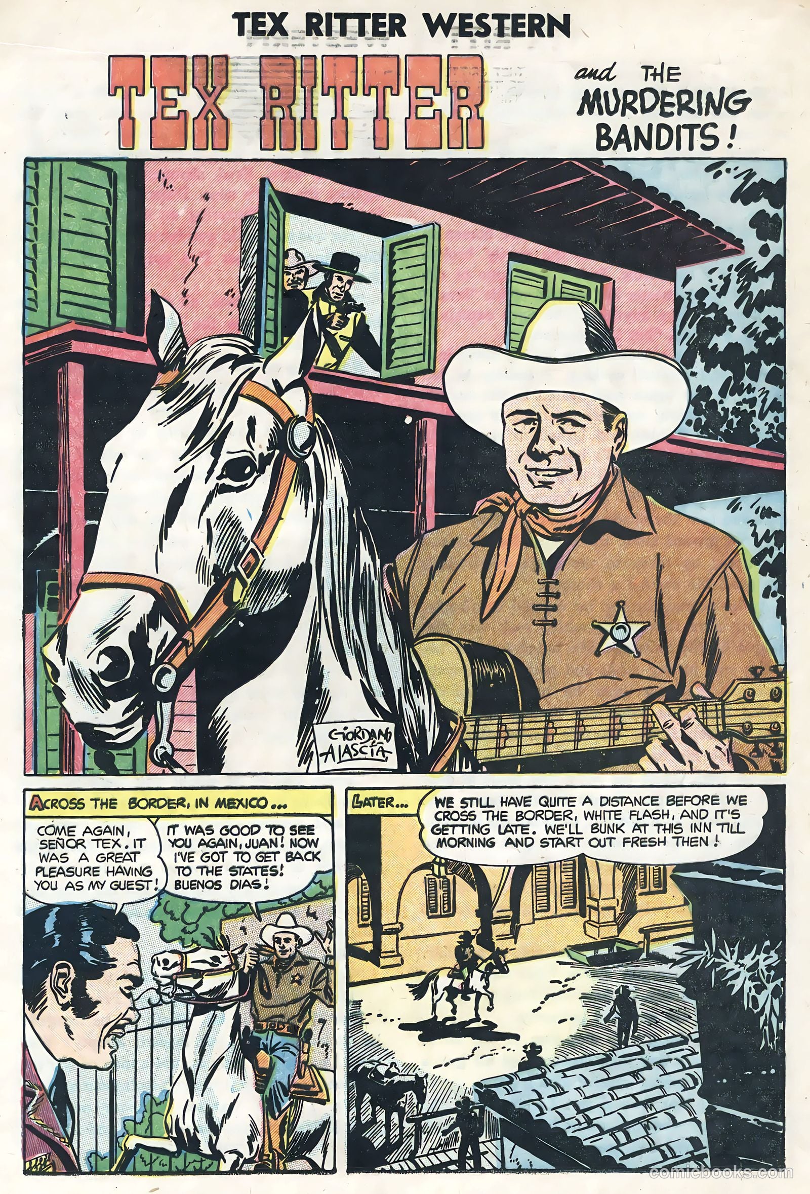 Tex Ritter Western #26 (1954) — page 16 of 36