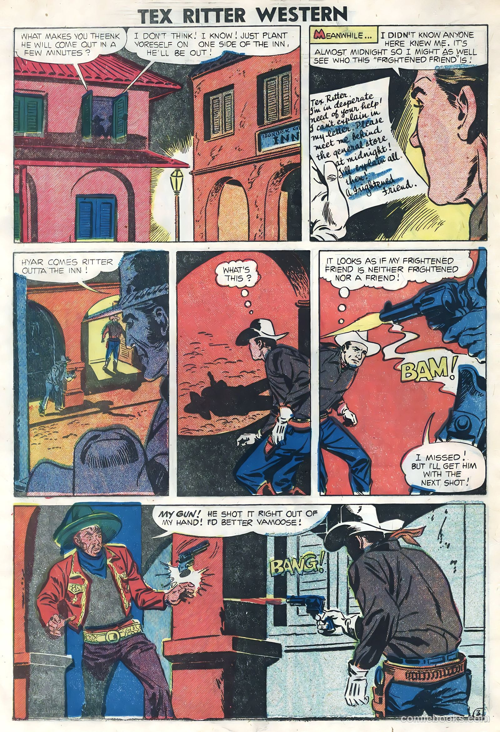 Tex Ritter Western #26 (1954) — page 18 of 36