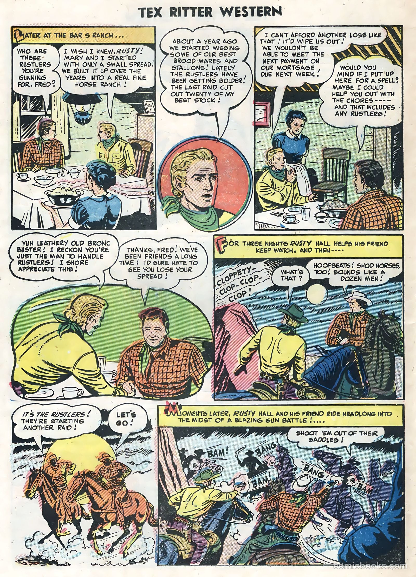 Tex Ritter Western #26 (1954) — page 26 of 36