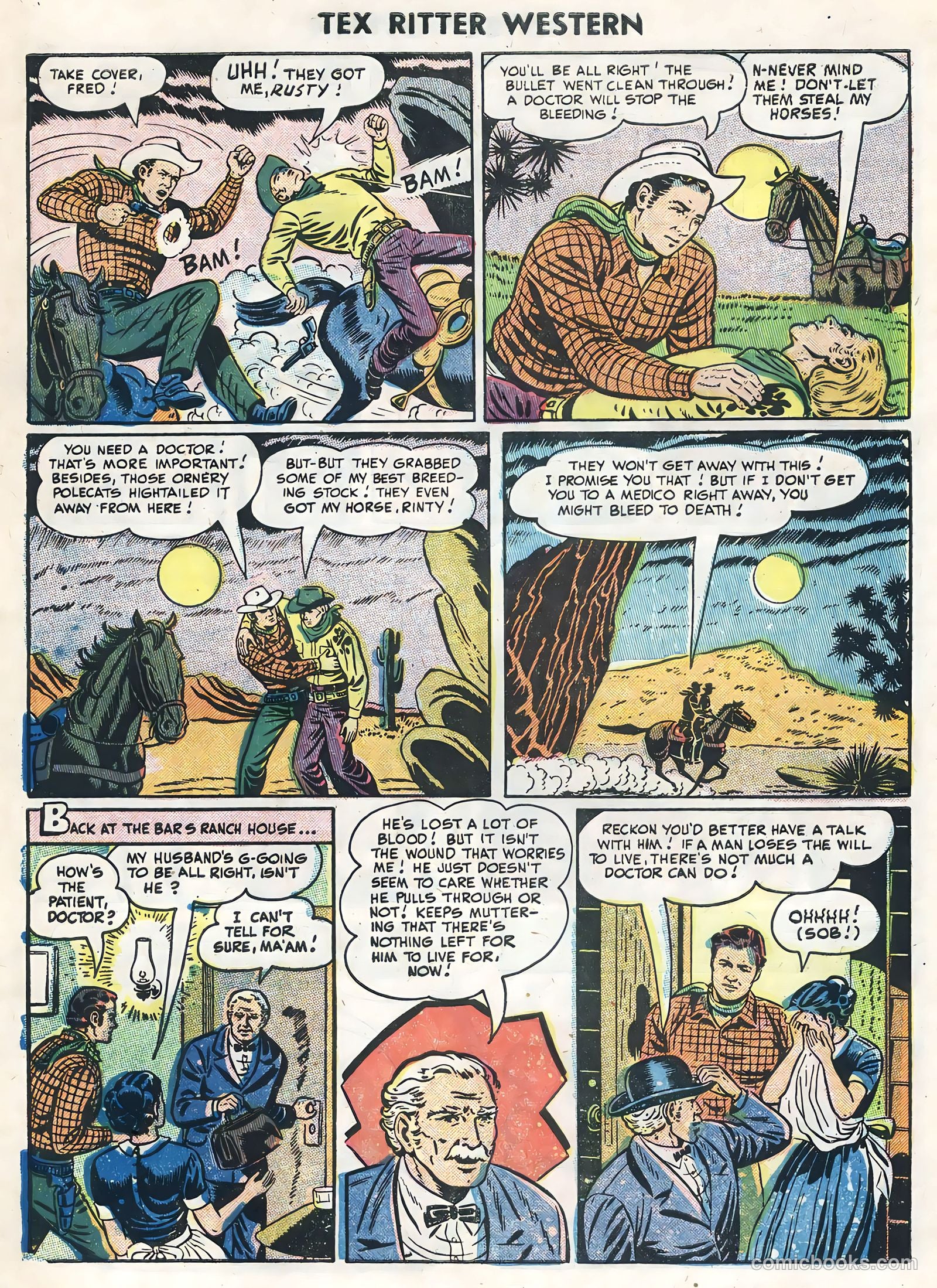 Tex Ritter Western #26 (1954) — page 27 of 36