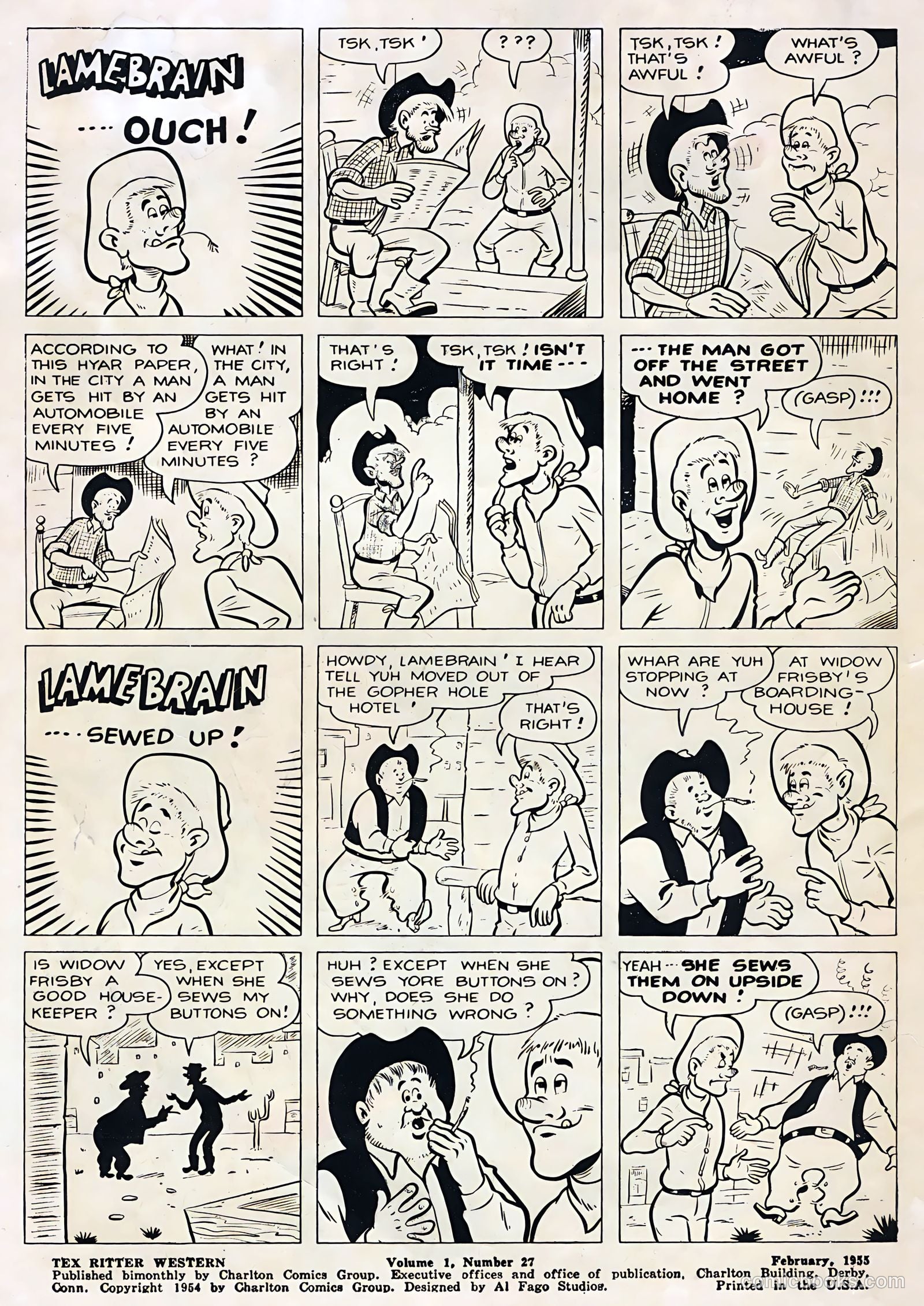 Tex Ritter Western #27 (1955) — page 2 of 36