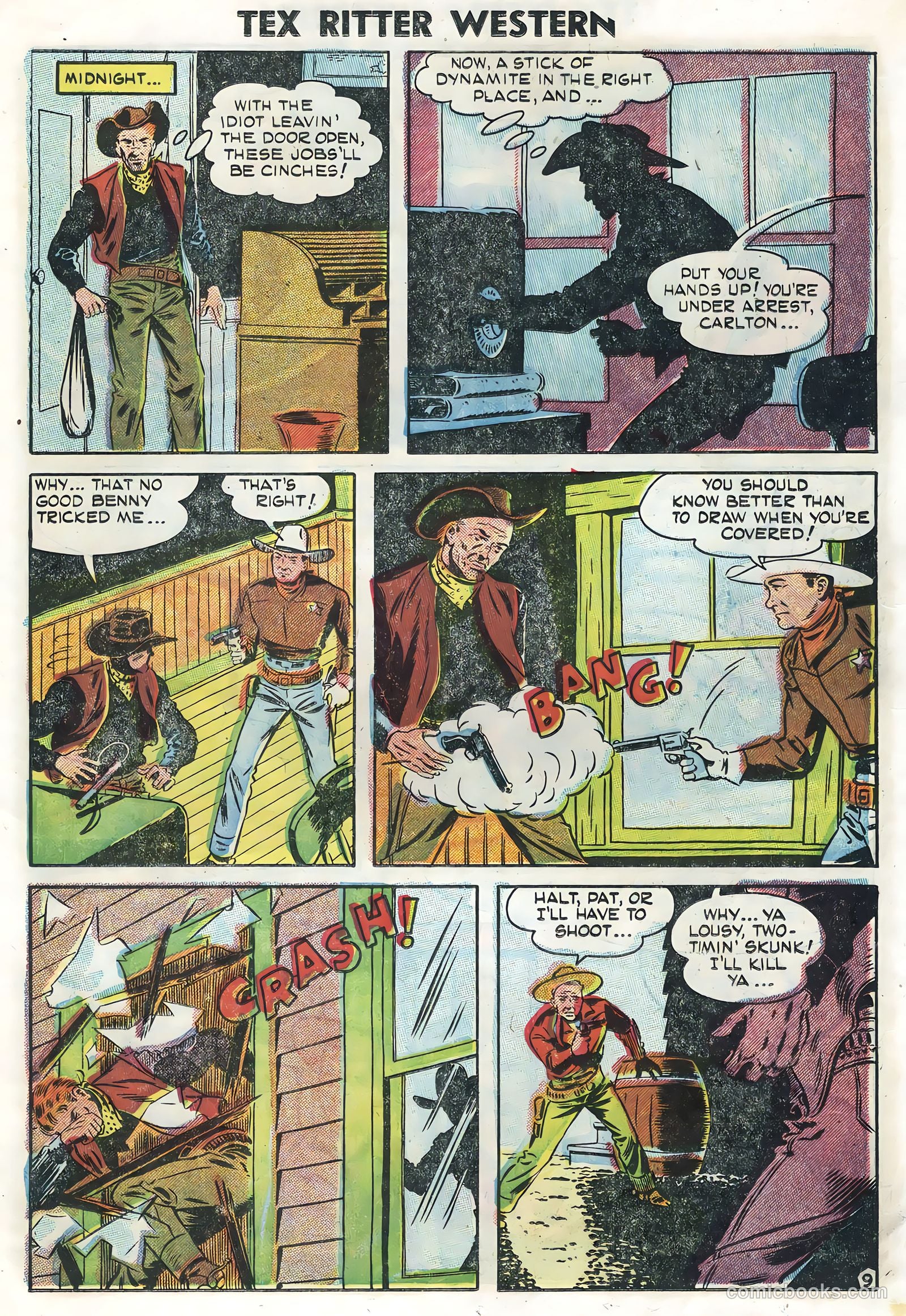 Tex Ritter Western #27 (1955) — page 11 of 36