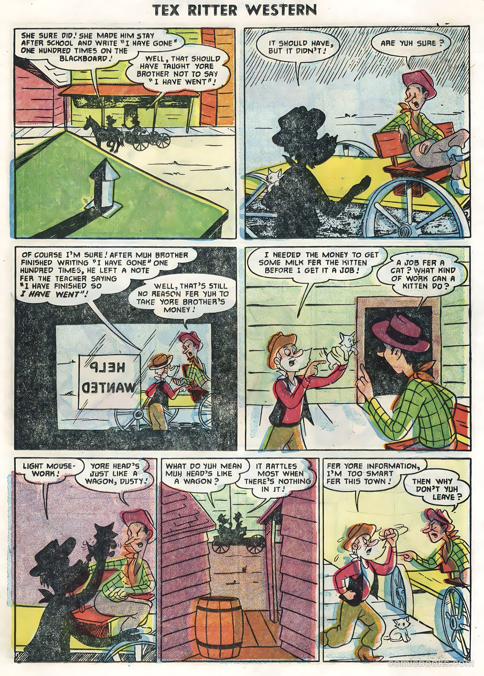Tex Ritter Western #27 (1955) — page 15 of 36