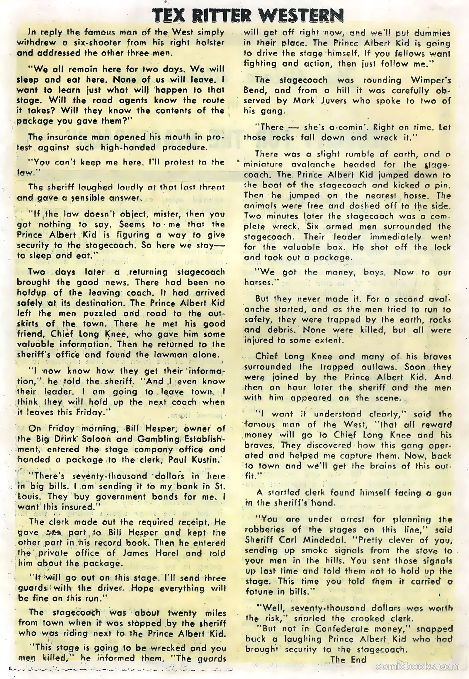 Tex Ritter Western #27 (1955) — page 18 of 36