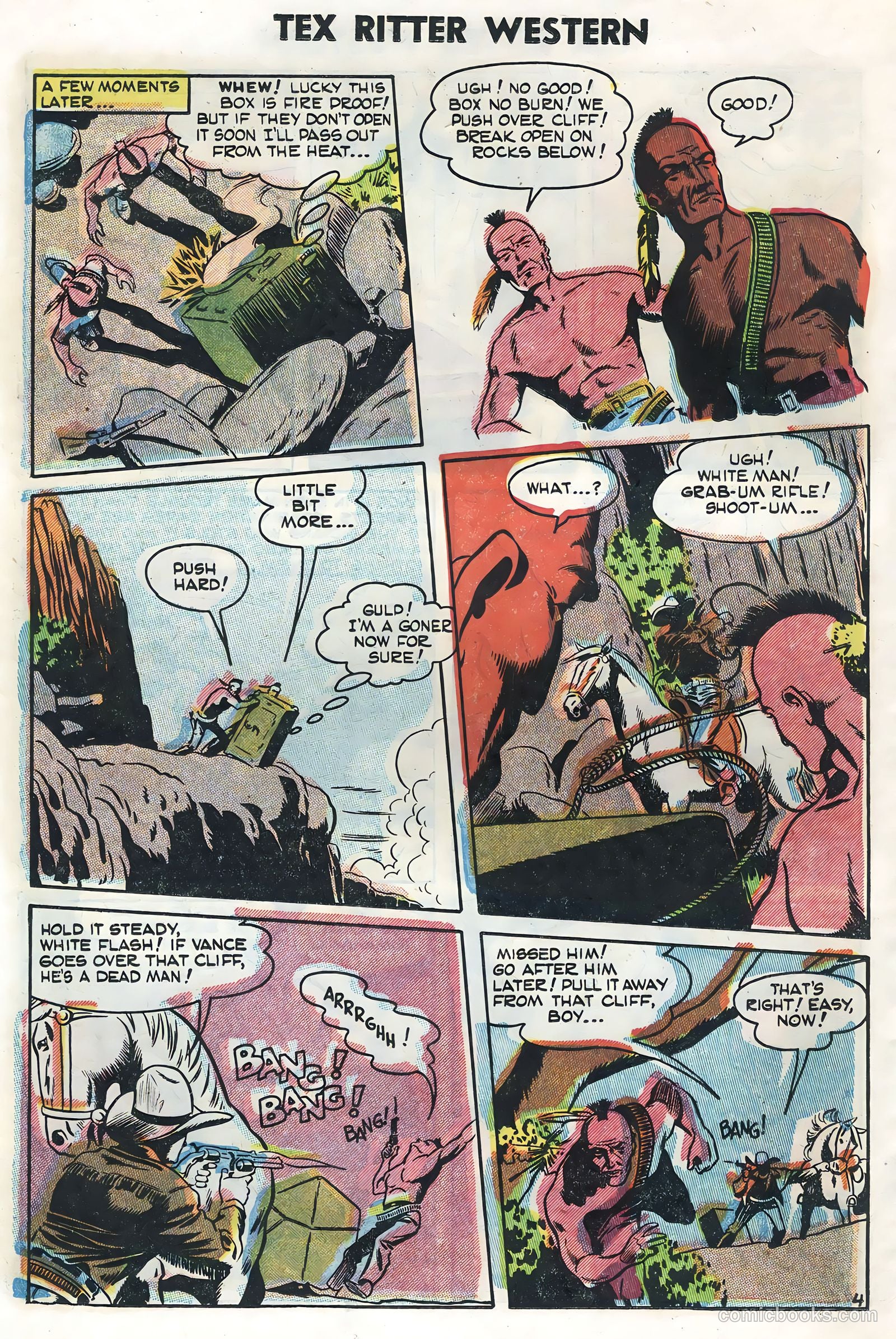 Tex Ritter Western #27 (1955) — page 22 of 36