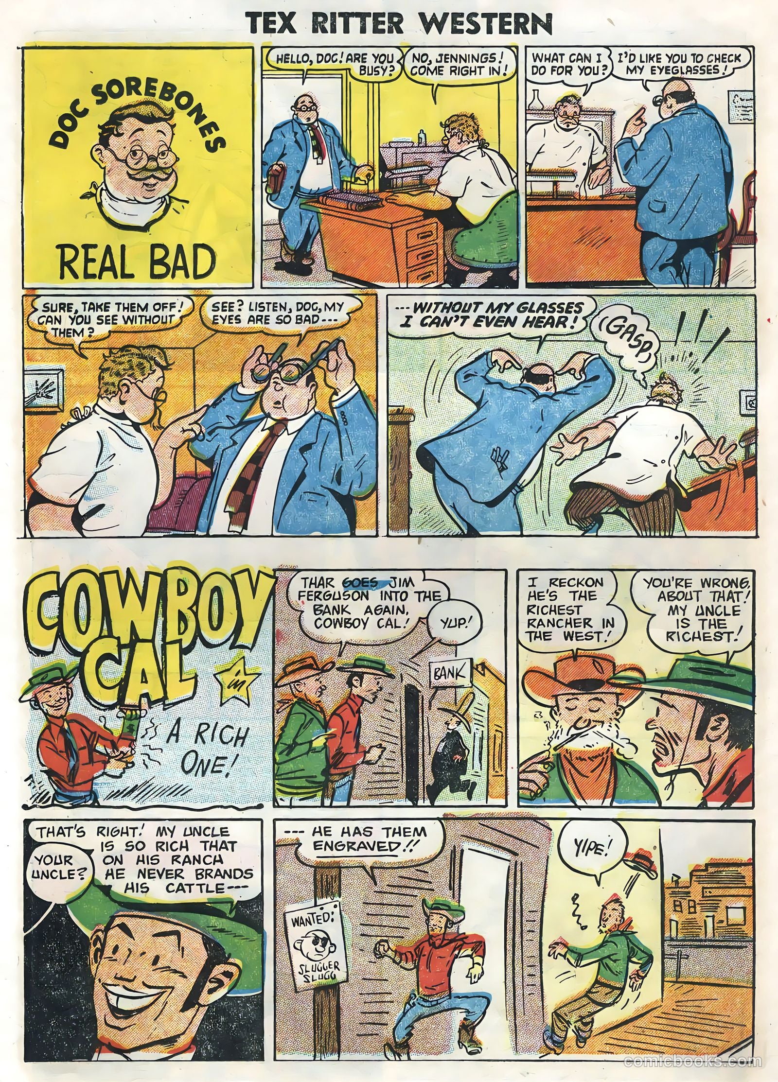 Tex Ritter Western #27 (1955) — page 24 of 36