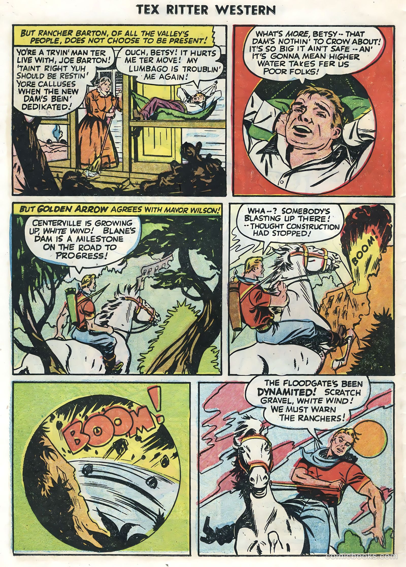 Tex Ritter Western #27 (1955) — page 26 of 36
