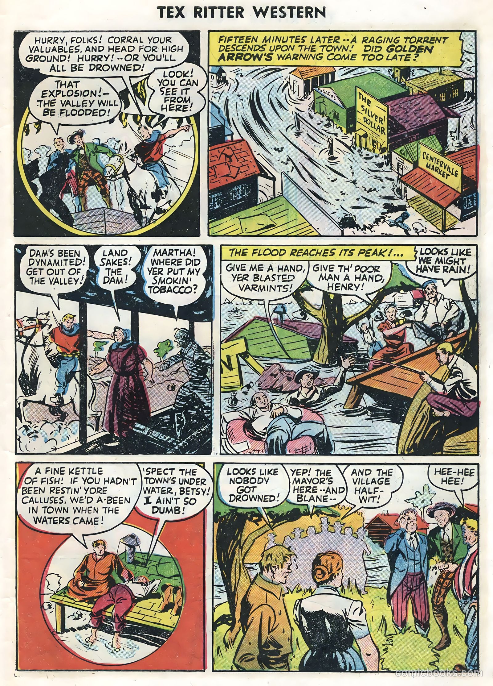 Tex Ritter Western #27 (1955) — page 27 of 36
