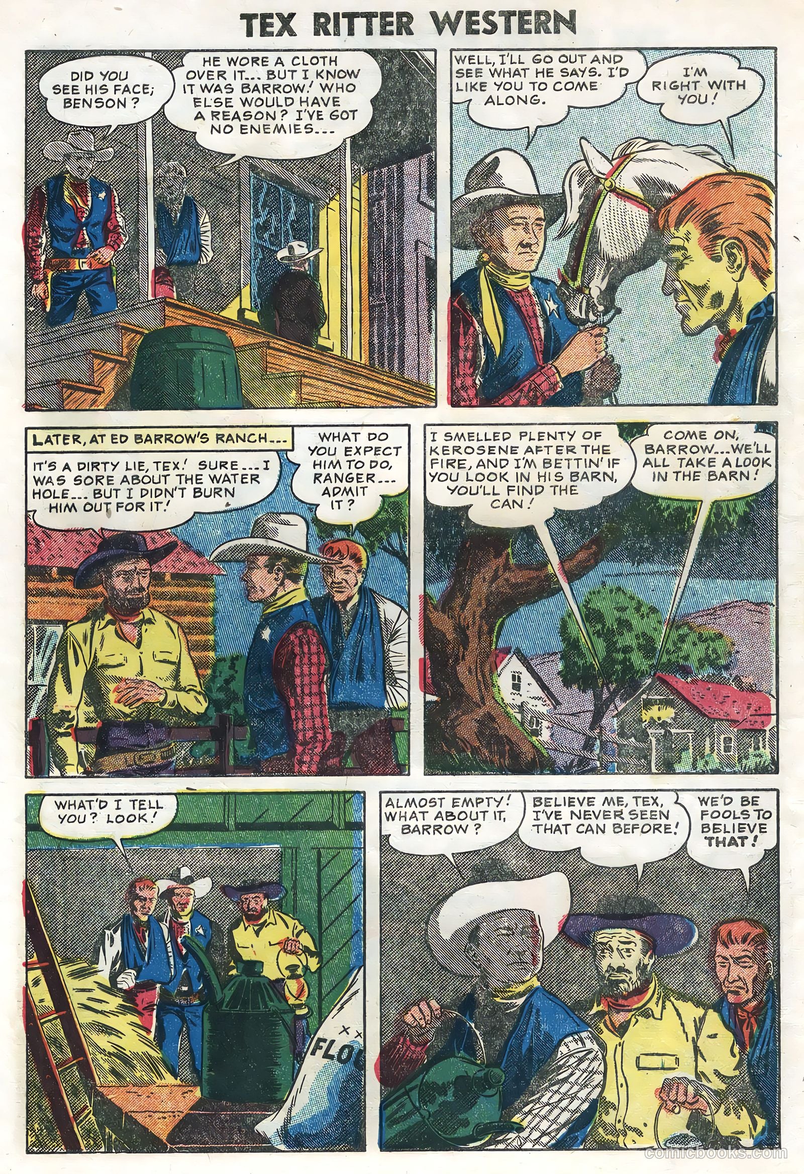 Tex Ritter Western #28 (1955) — page 4 of 36