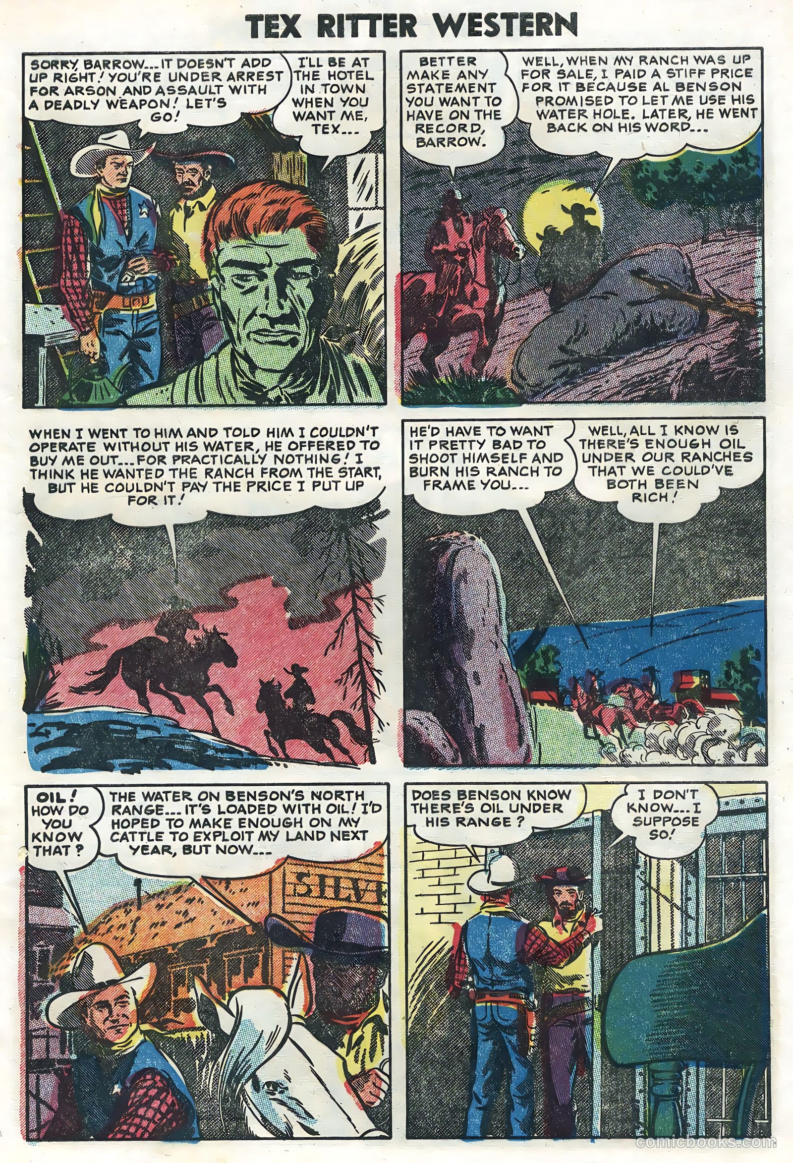 Tex Ritter Western #28 (1955) — page 5 of 36