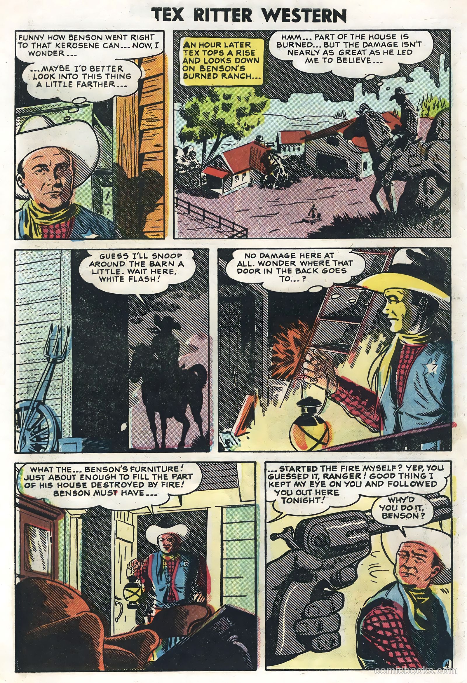 Tex Ritter Western #28 (1955) — page 6 of 36