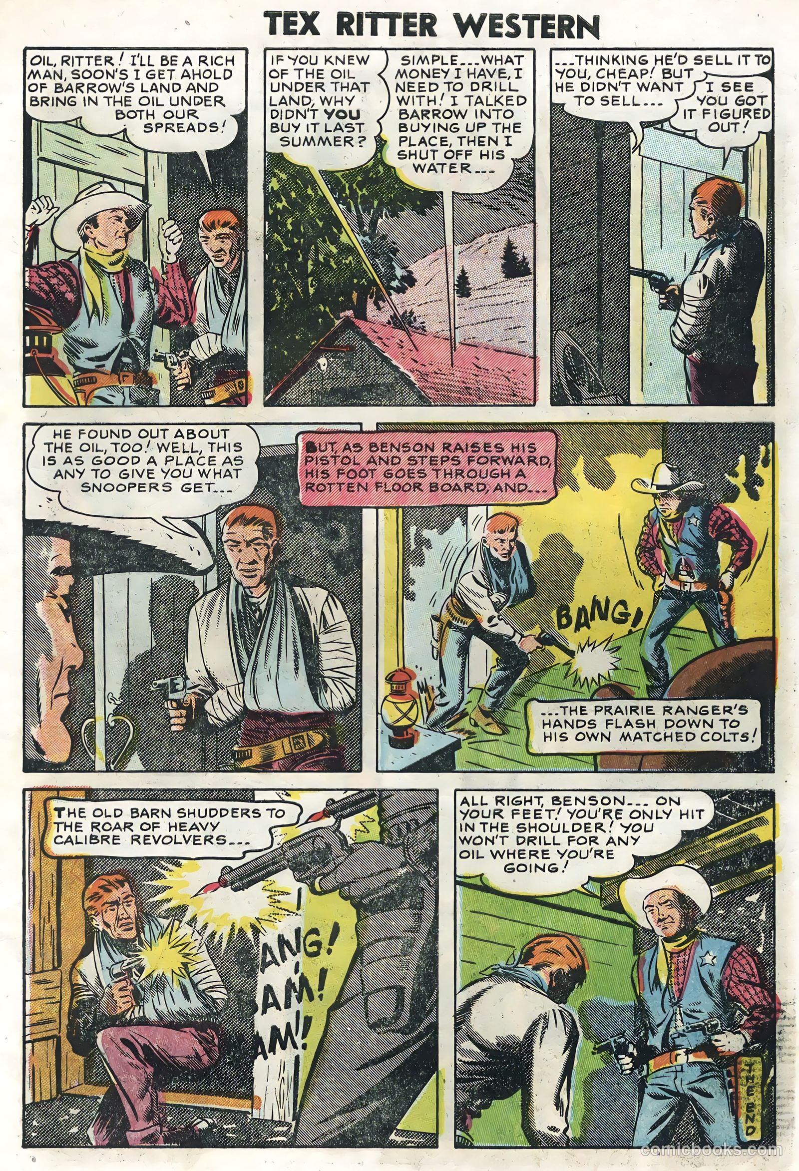 Tex Ritter Western #28 (1955) — page 7 of 36