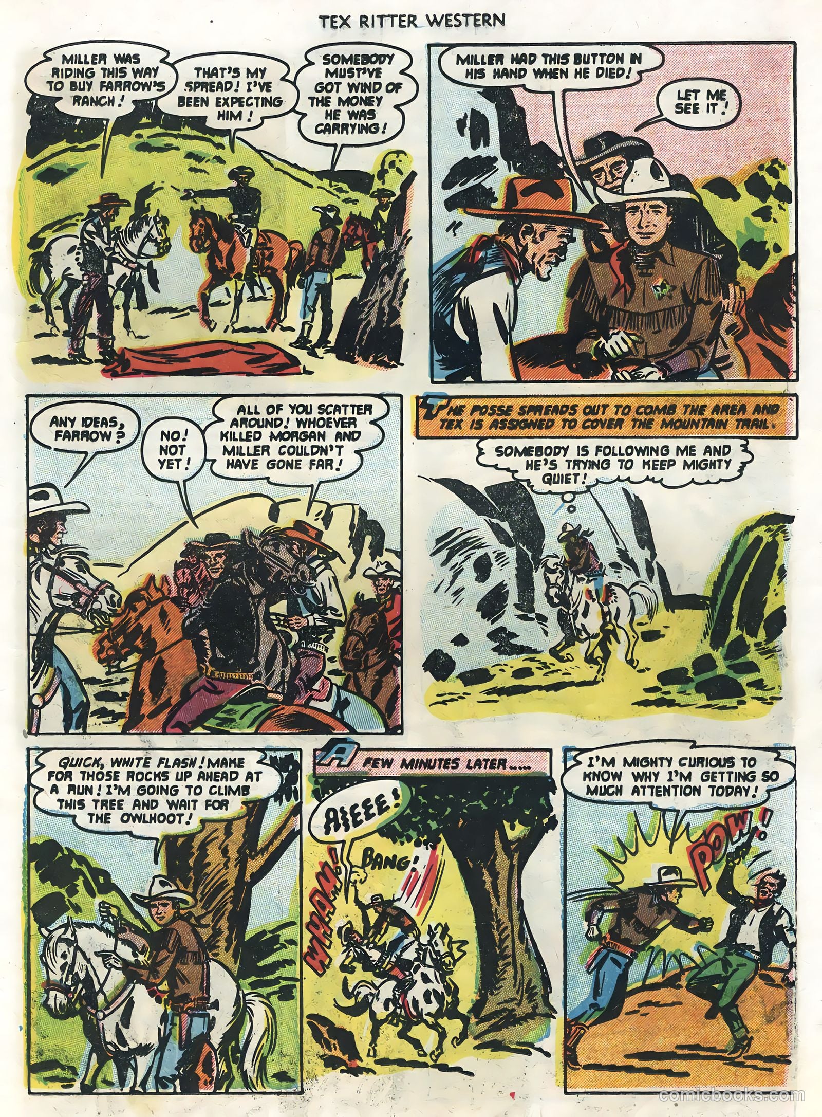 Tex Ritter Western #28 (1955) — page 11 of 36