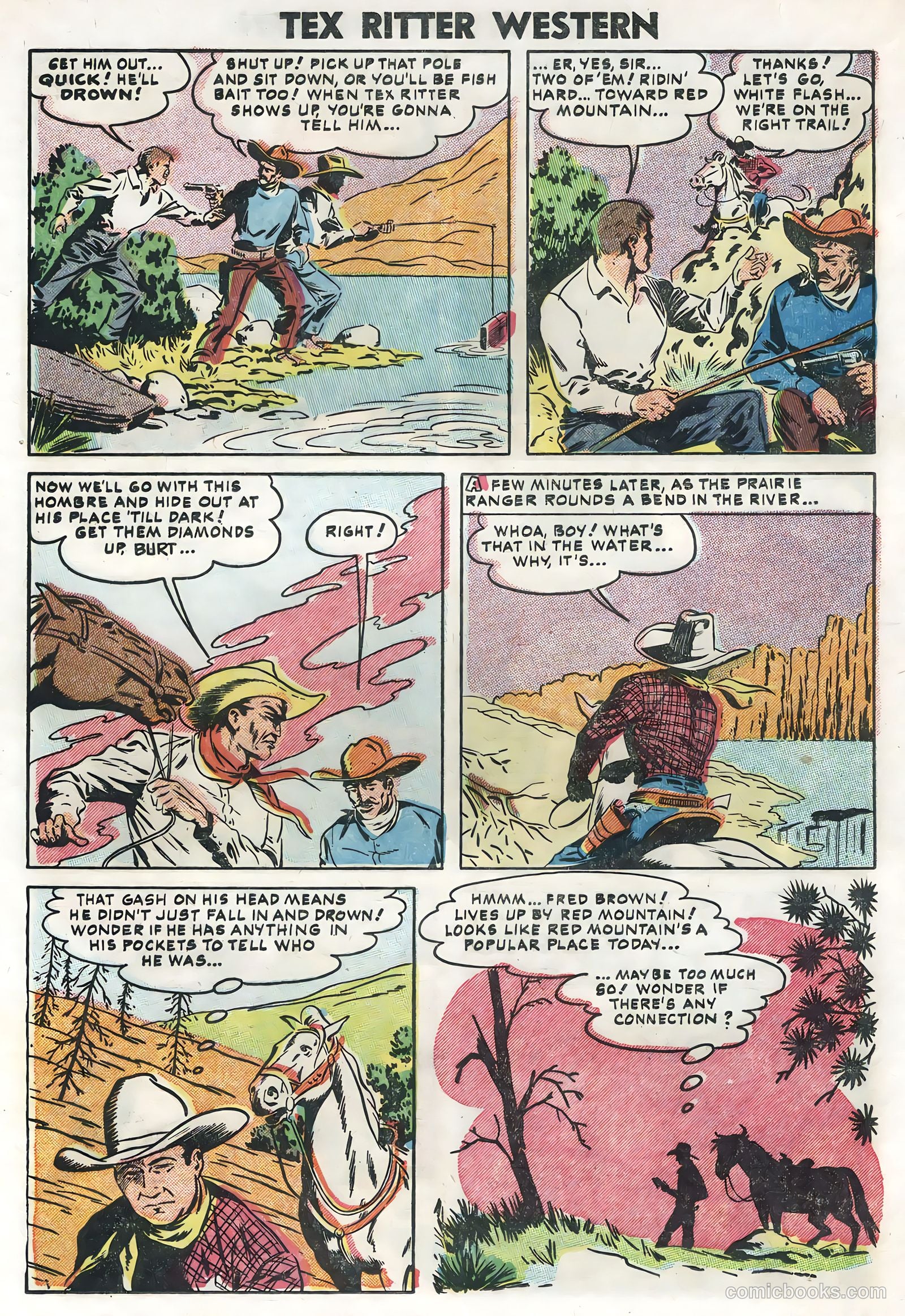 Tex Ritter Western #28 (1955) — page 20 of 36