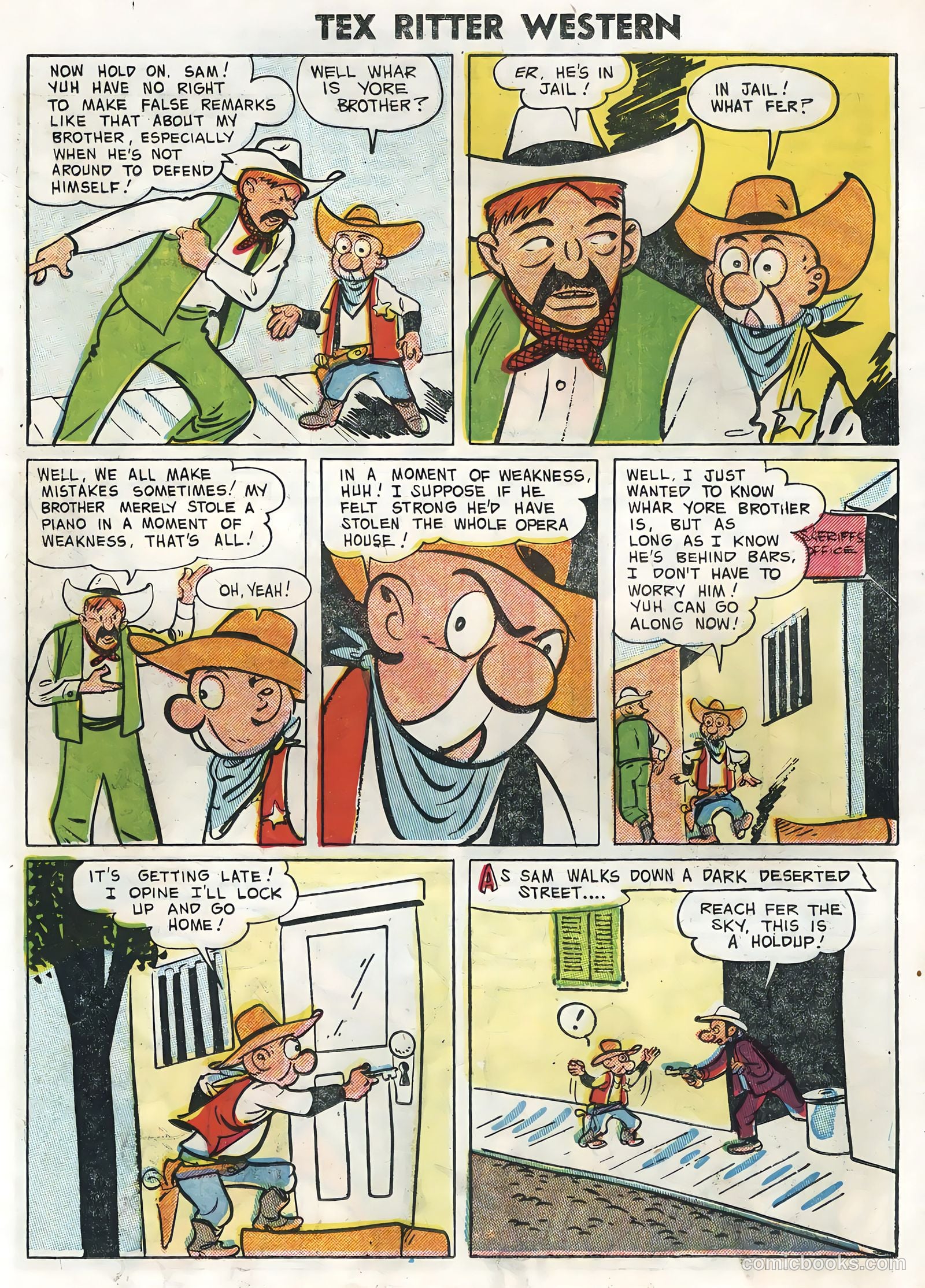 Tex Ritter Western #28 (1955) — page 26 of 36