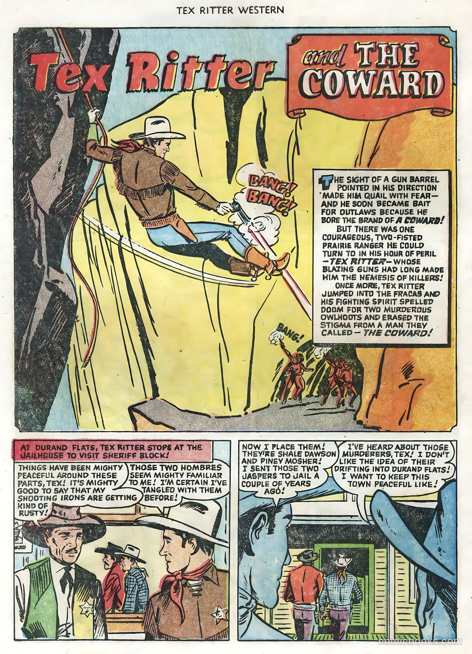Tex Ritter Western #28 (1955) — page 28 of 36