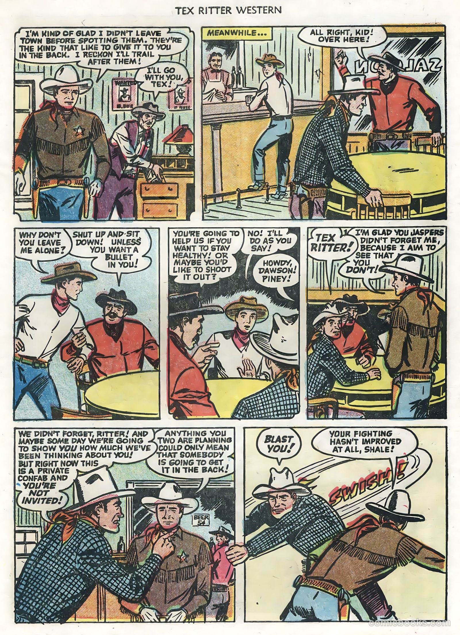 Tex Ritter Western #28 (1955) — page 29 of 36