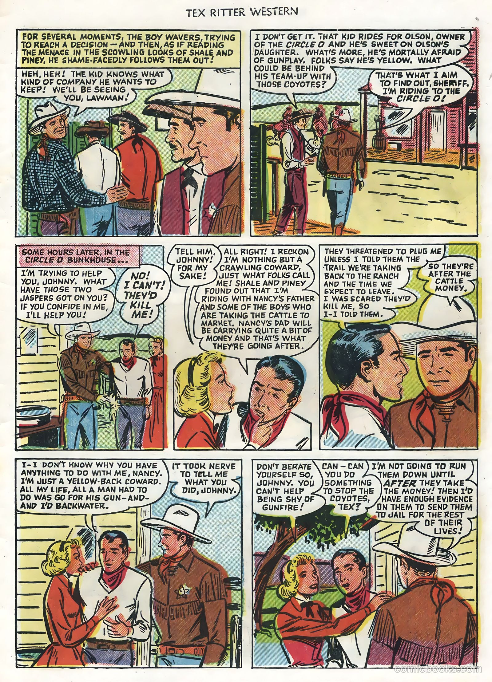 Tex Ritter Western #28 (1955) — page 31 of 36