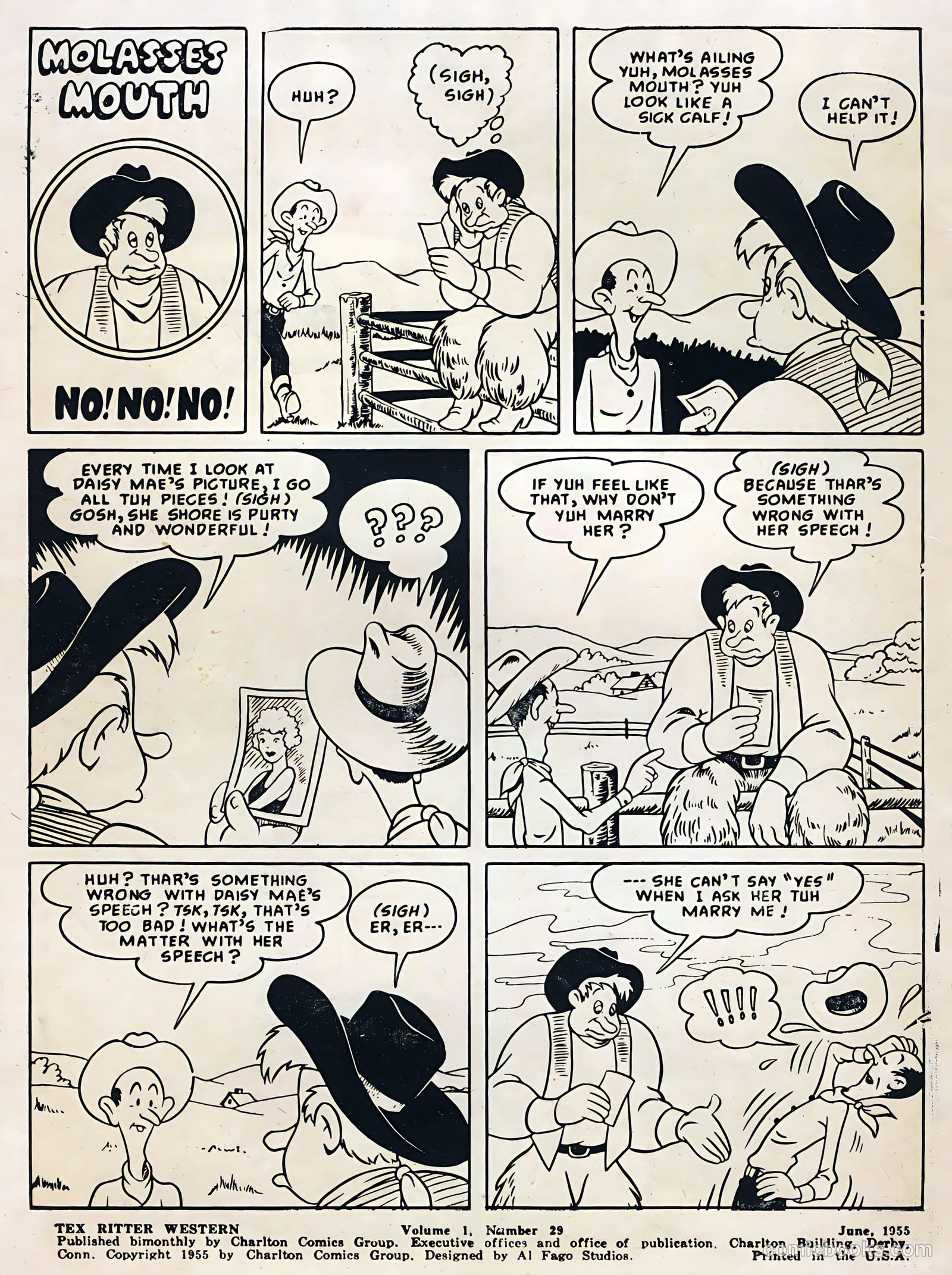 Tex Ritter Western #29 (1955) — page 2 of 36