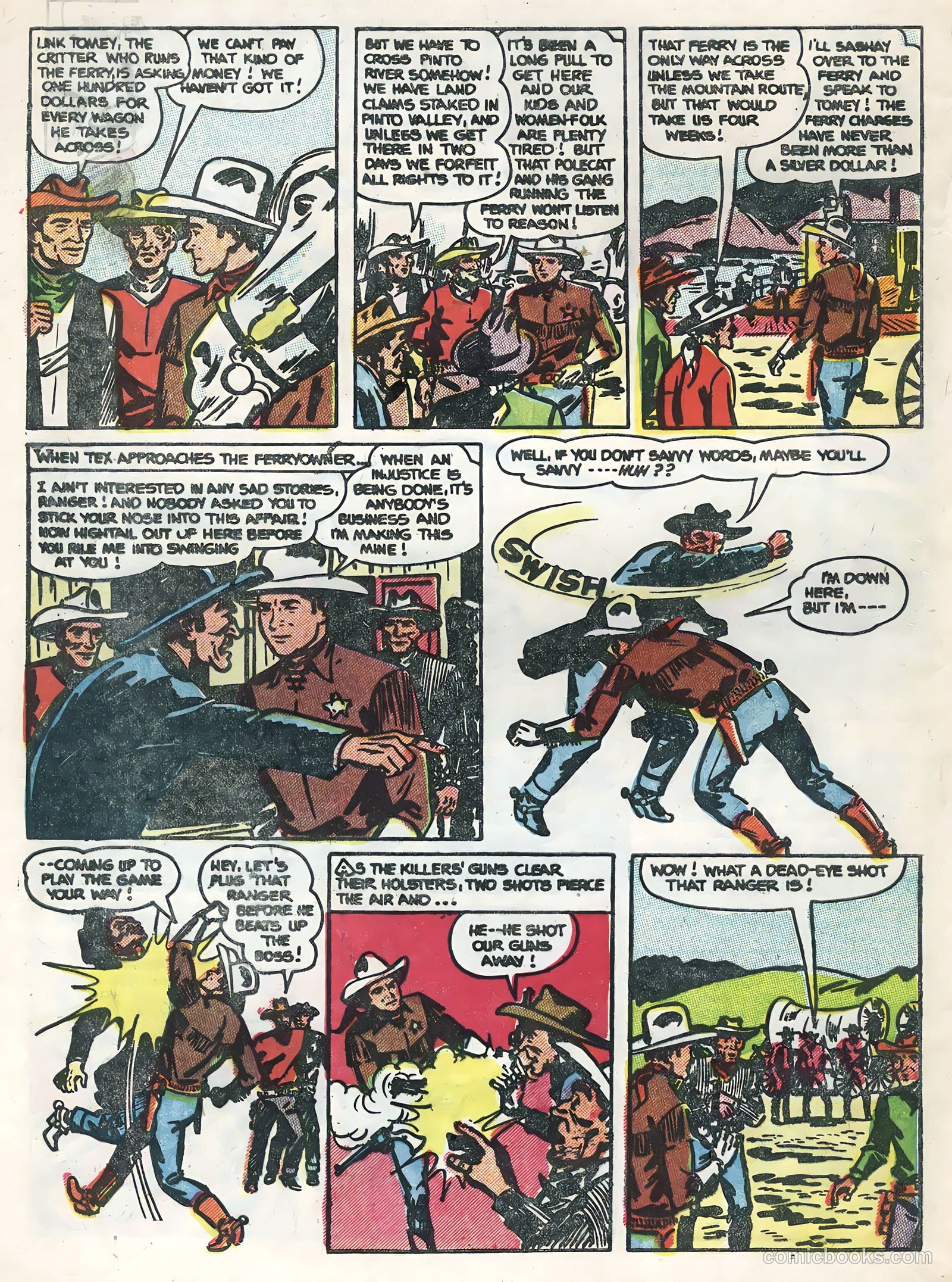 Tex Ritter Western #29 (1955) — page 4 of 36