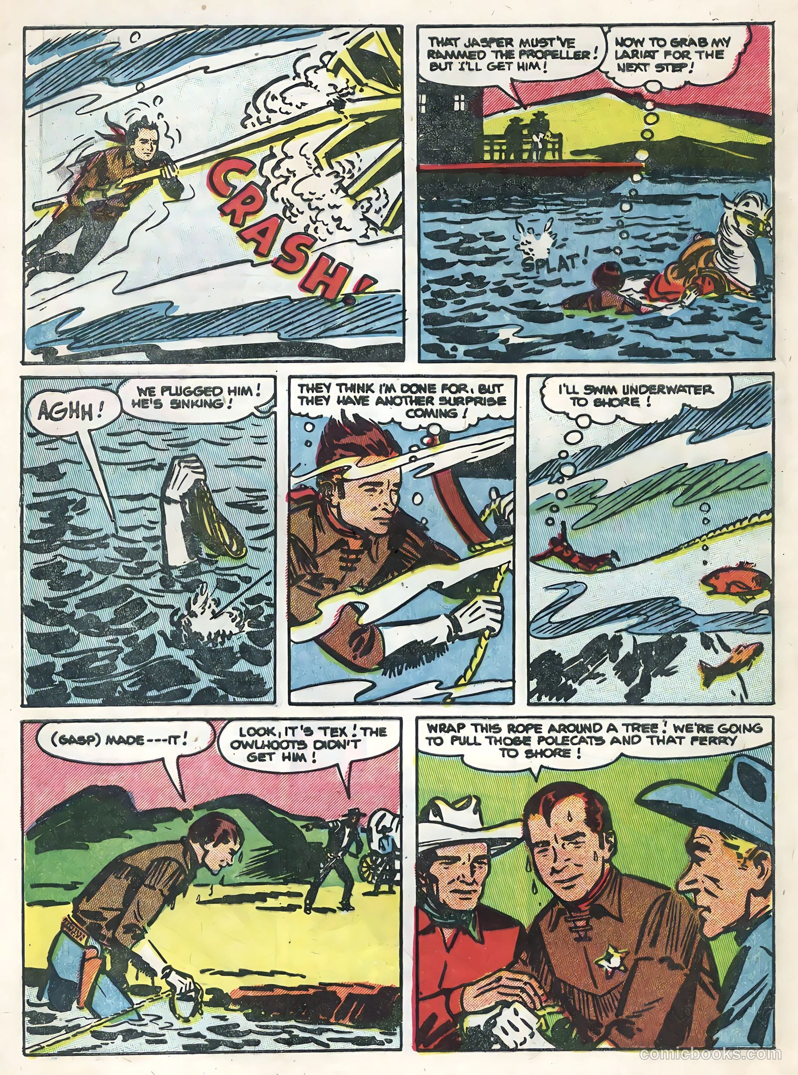 Tex Ritter Western #29 (1955) — page 8 of 36