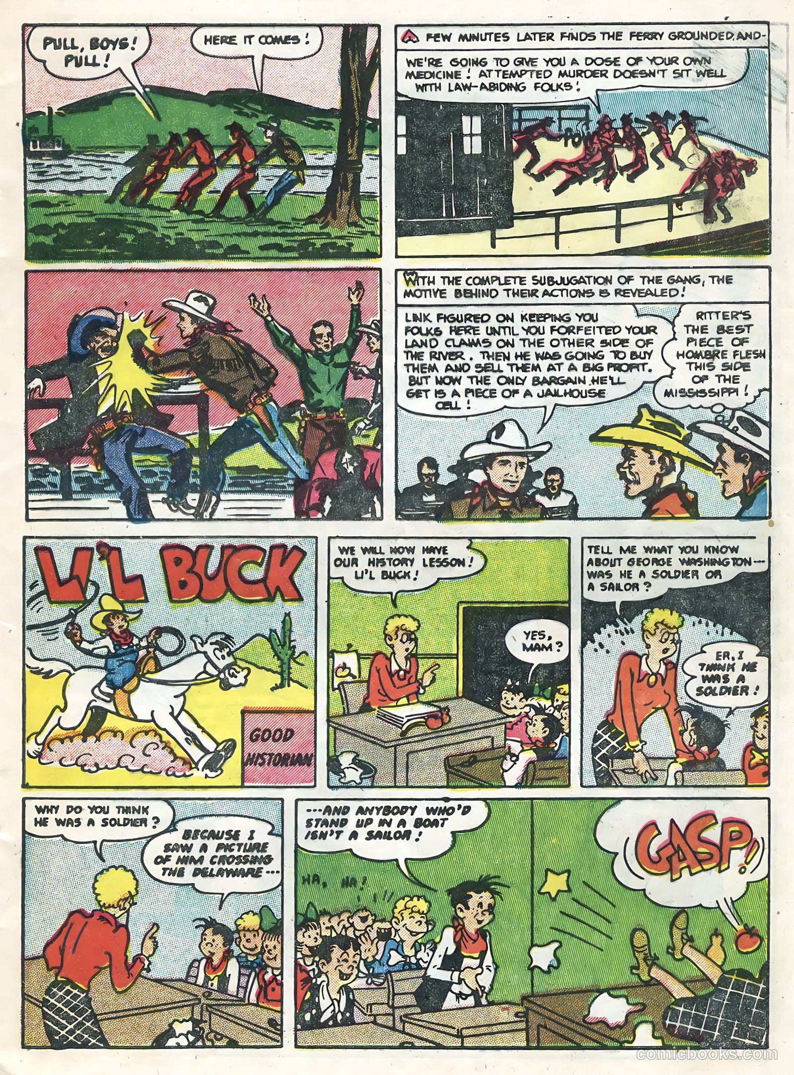 Tex Ritter Western #29 (1955) — page 9 of 36