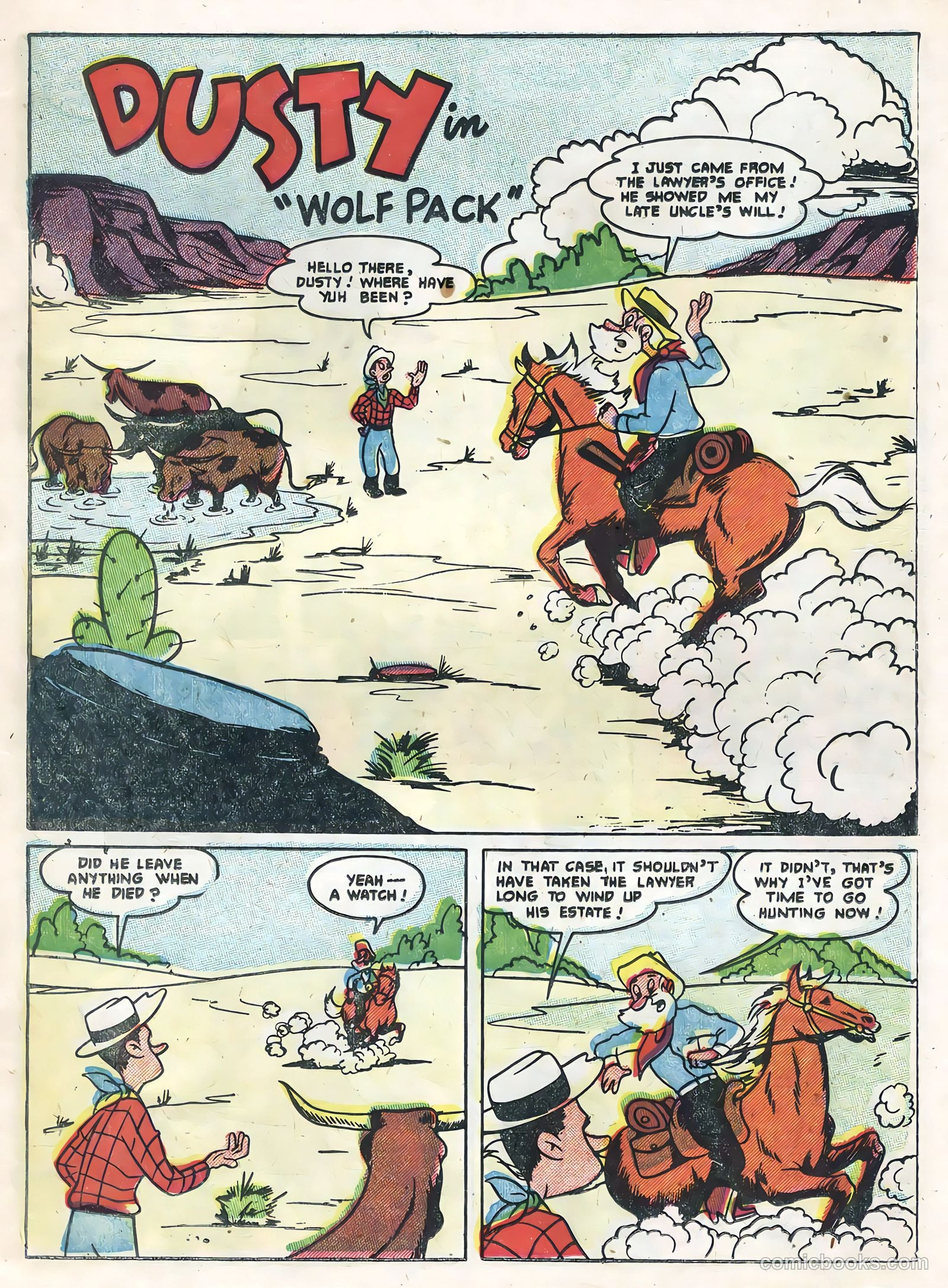 Tex Ritter Western #29 (1955) — page 11 of 36