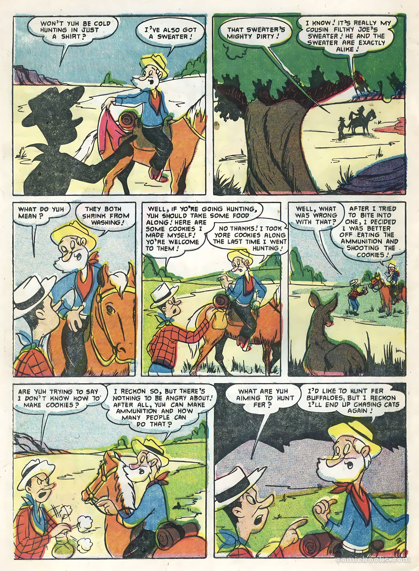 Tex Ritter Western #29 (1955) — page 12 of 36