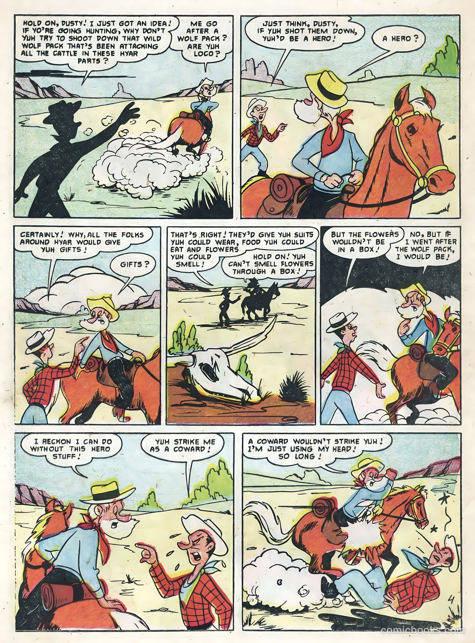 Tex Ritter Western #29 (1955) — page 14 of 36