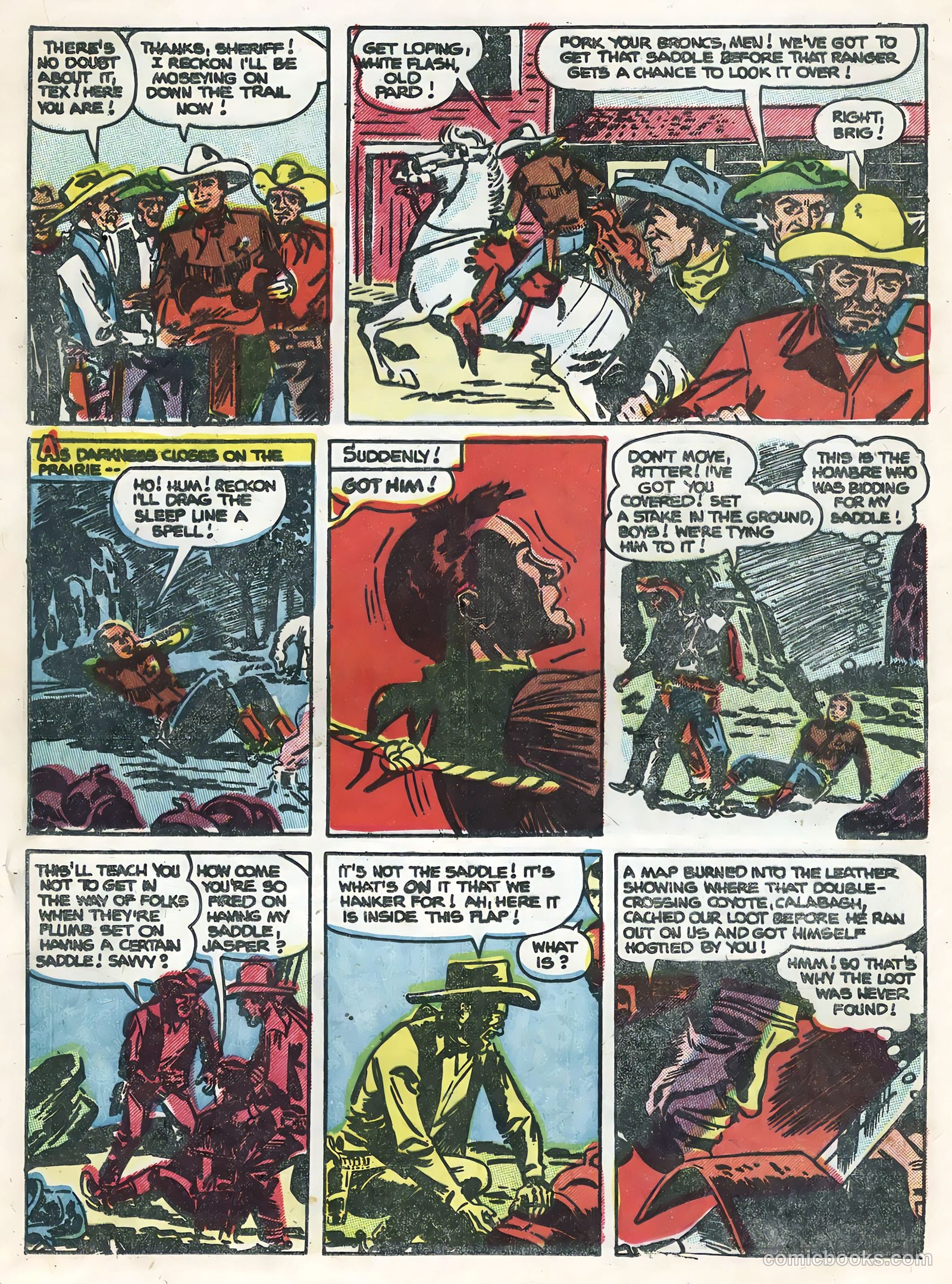 Tex Ritter Western #29 (1955) — page 17 of 36