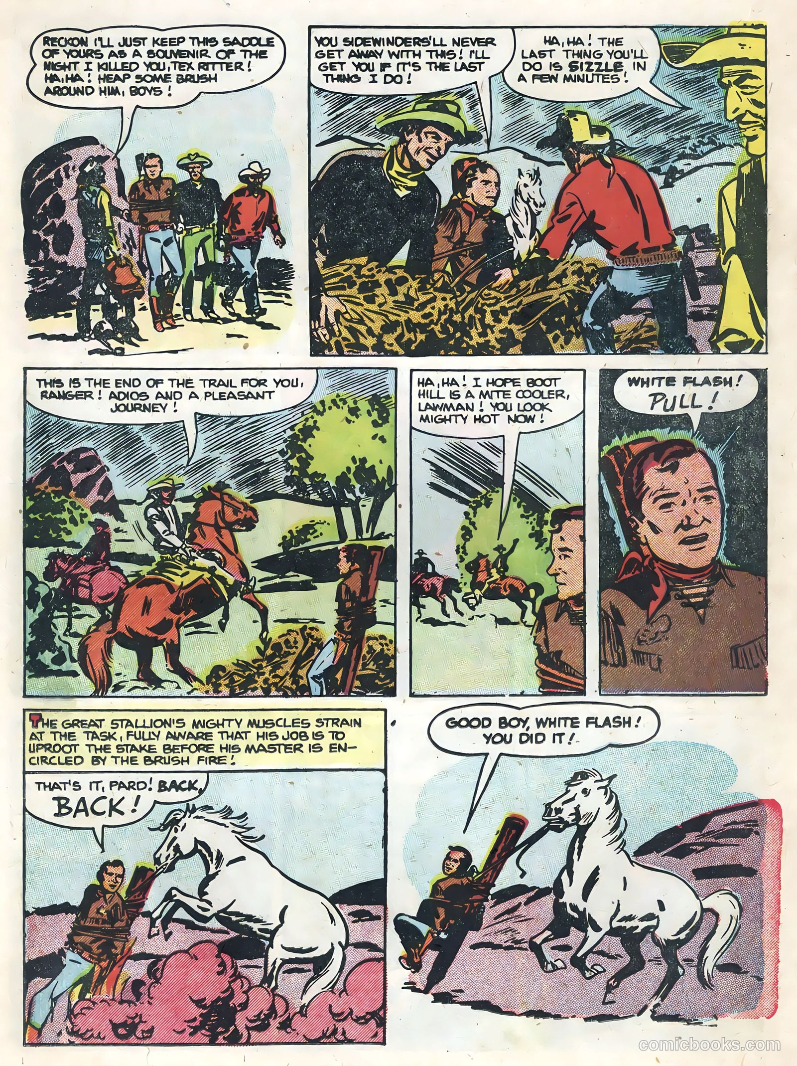 Tex Ritter Western #29 (1955) — page 18 of 36