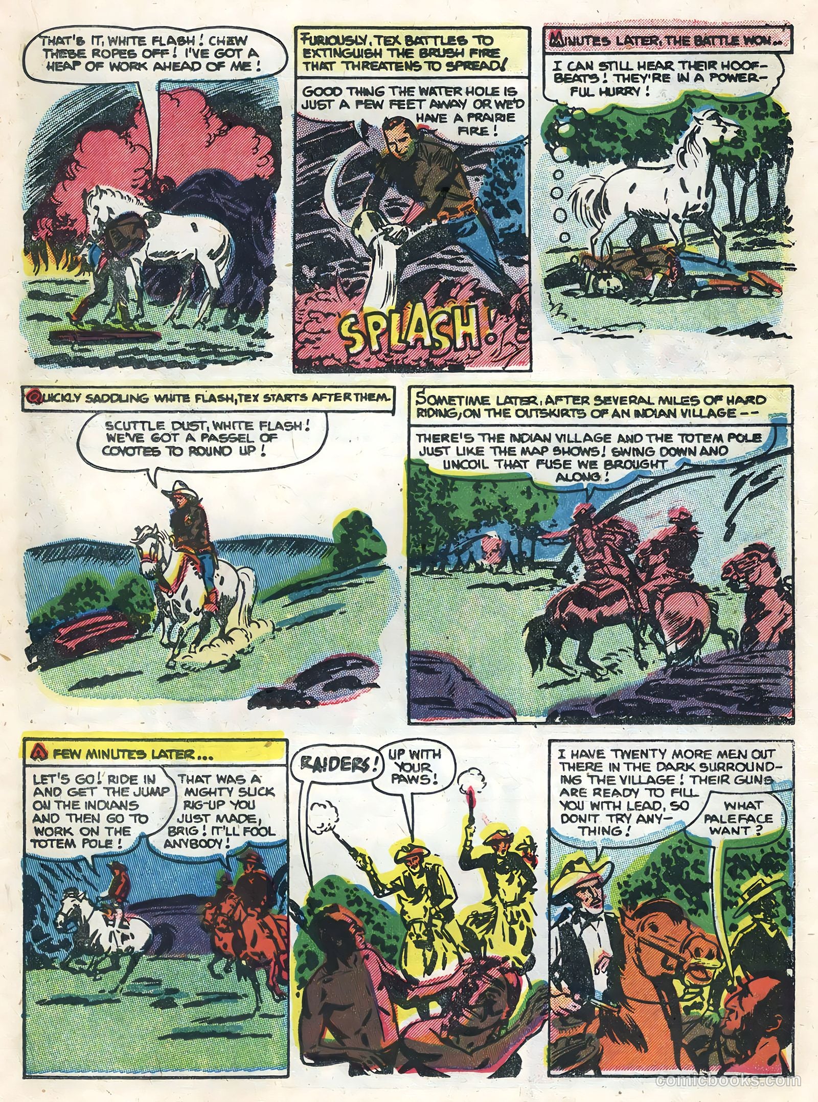 Tex Ritter Western #29 (1955) — page 19 of 36