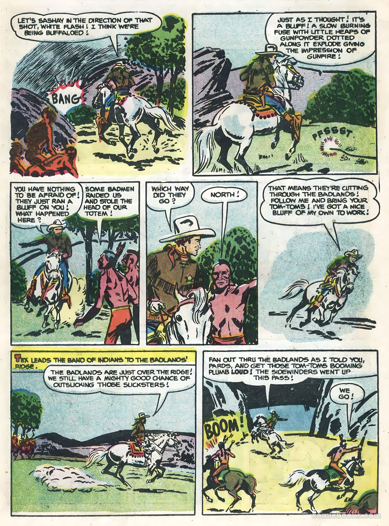 Tex Ritter Western #29 (1955) — page 21 of 36