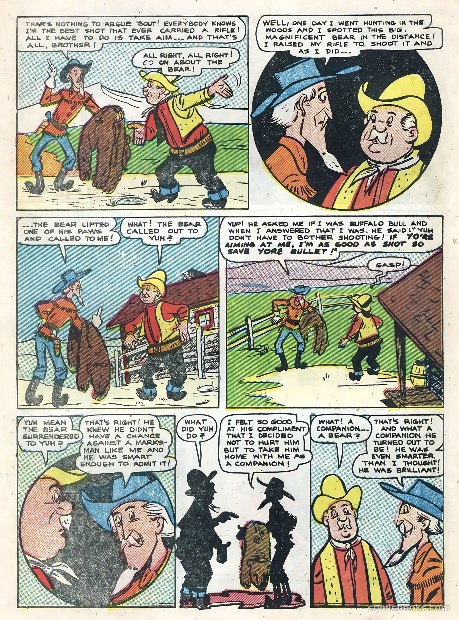 Tex Ritter Western #29 (1955) — page 27 of 36