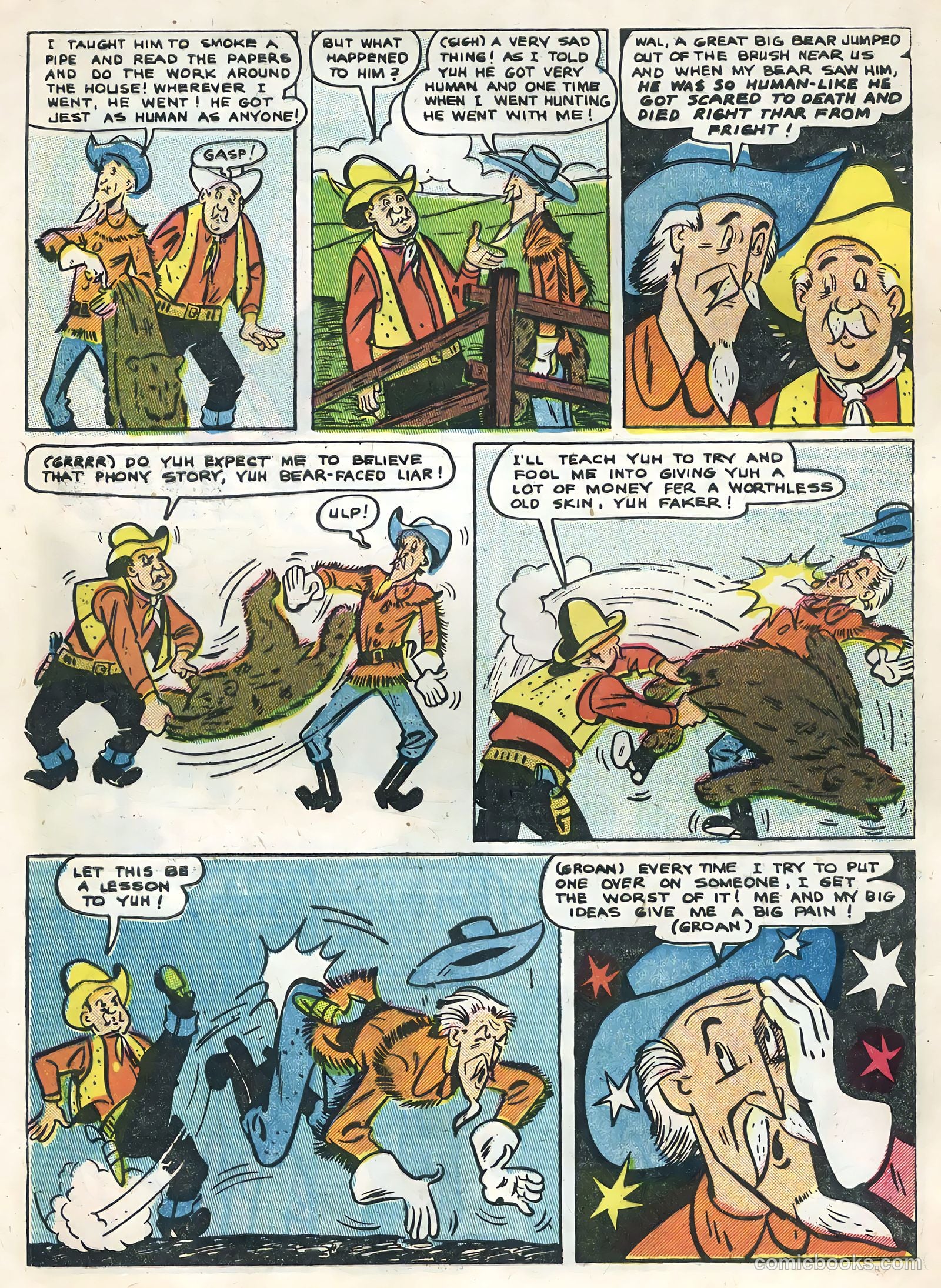 Tex Ritter Western #29 (1955) — page 28 of 36